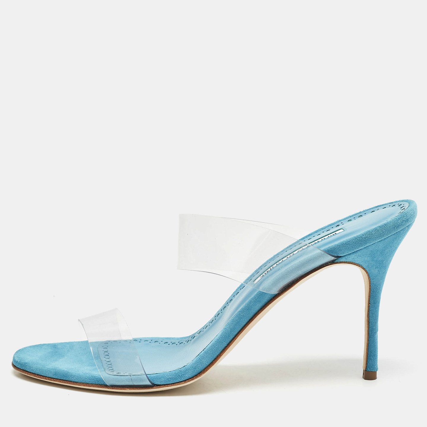 Transparent PVC Scolto Slide Sandals 7