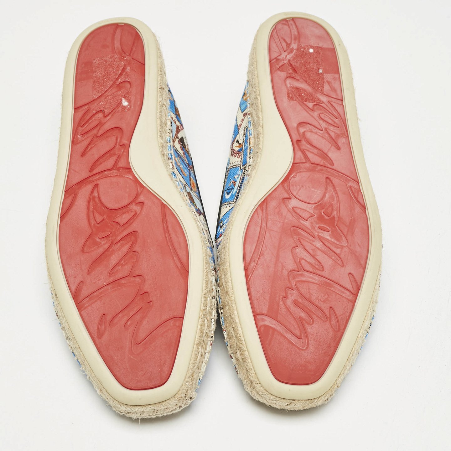 Multicolor Canvas Galia Espadrille Flats 3