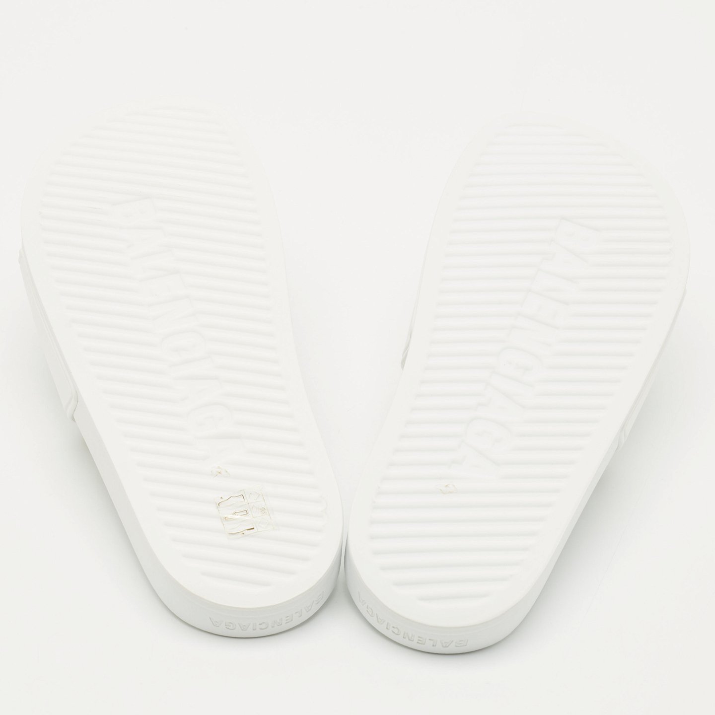 White Rubber BB Pool Slide Sandals 7