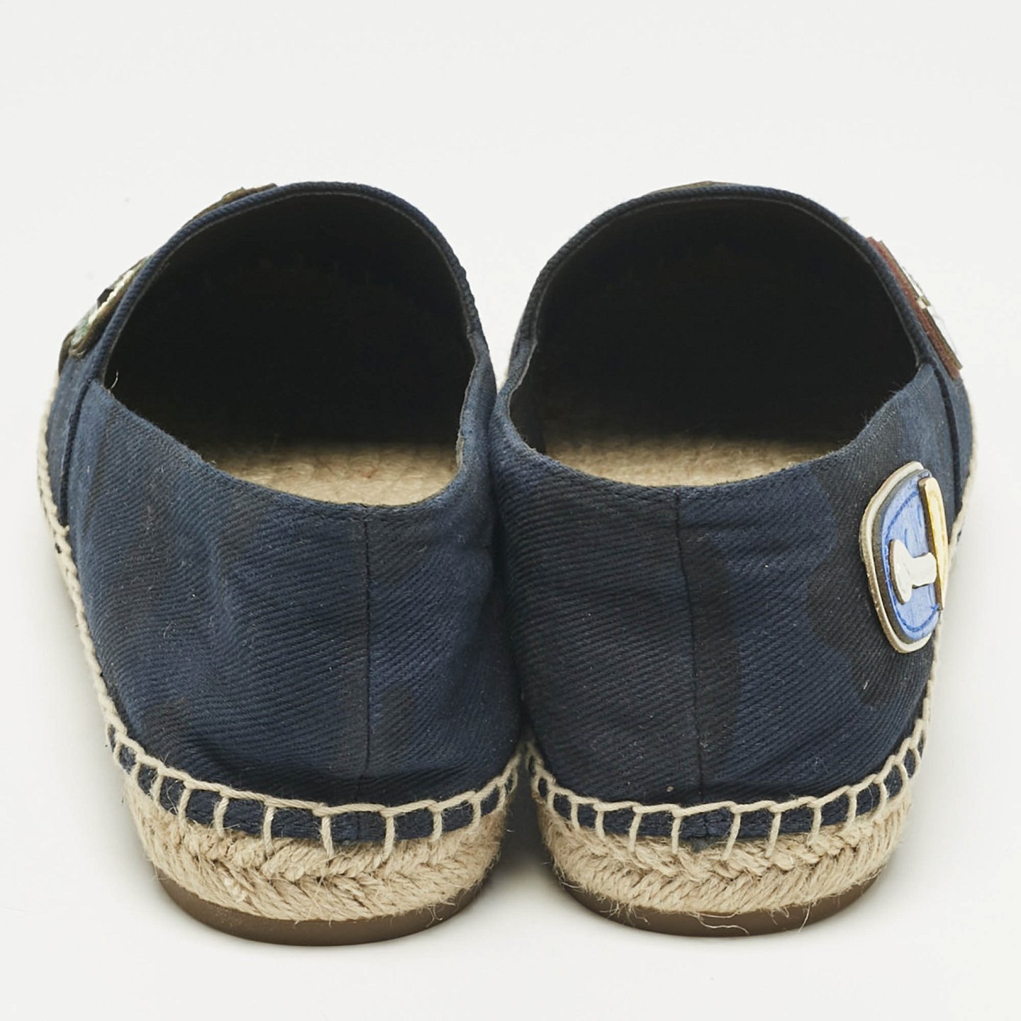 Marc Jacobs Multicolor Canvas, Glitter and Patent Leather Espadrille Flats Size 39 2