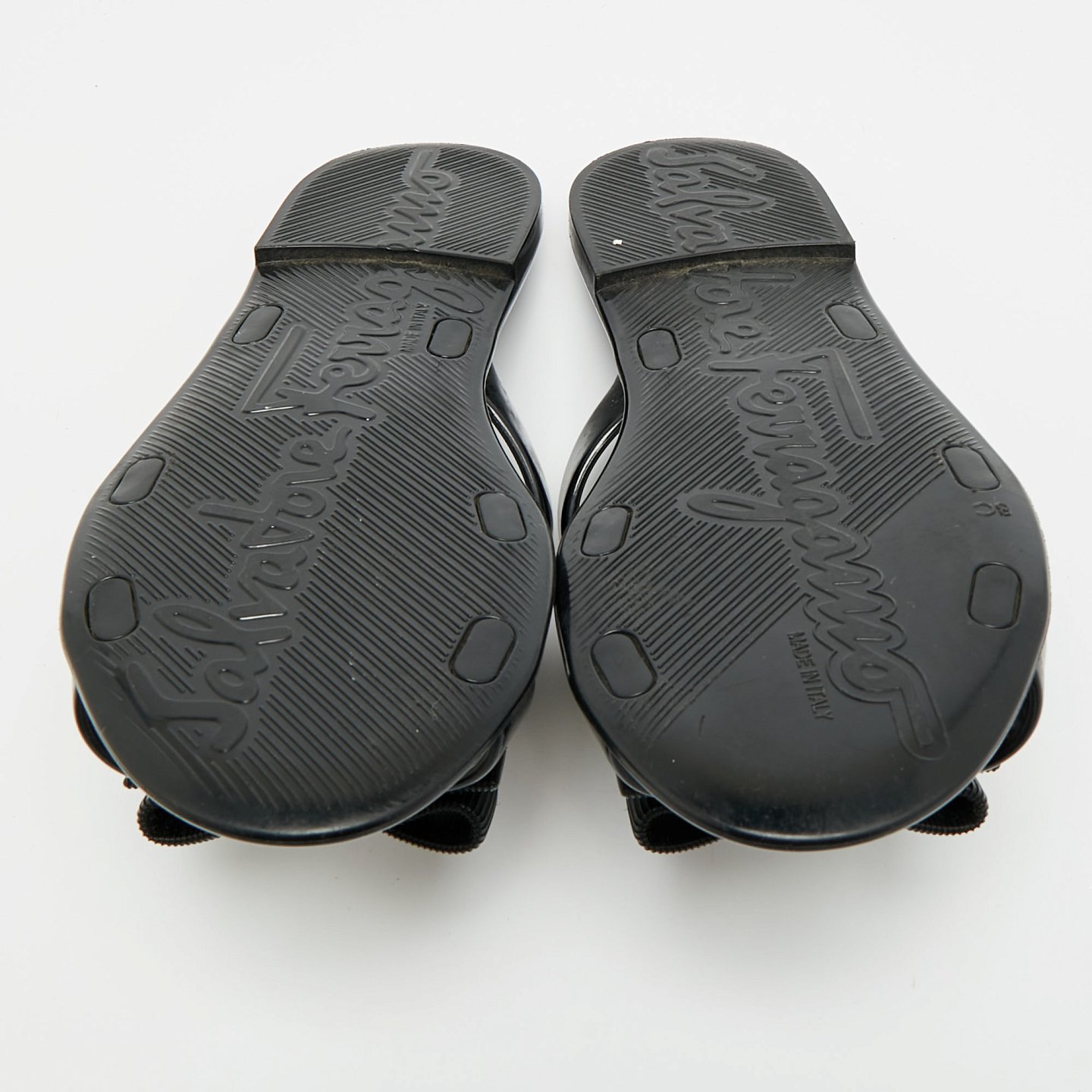 Lylia Vara Black Jelly Flat Slides 2