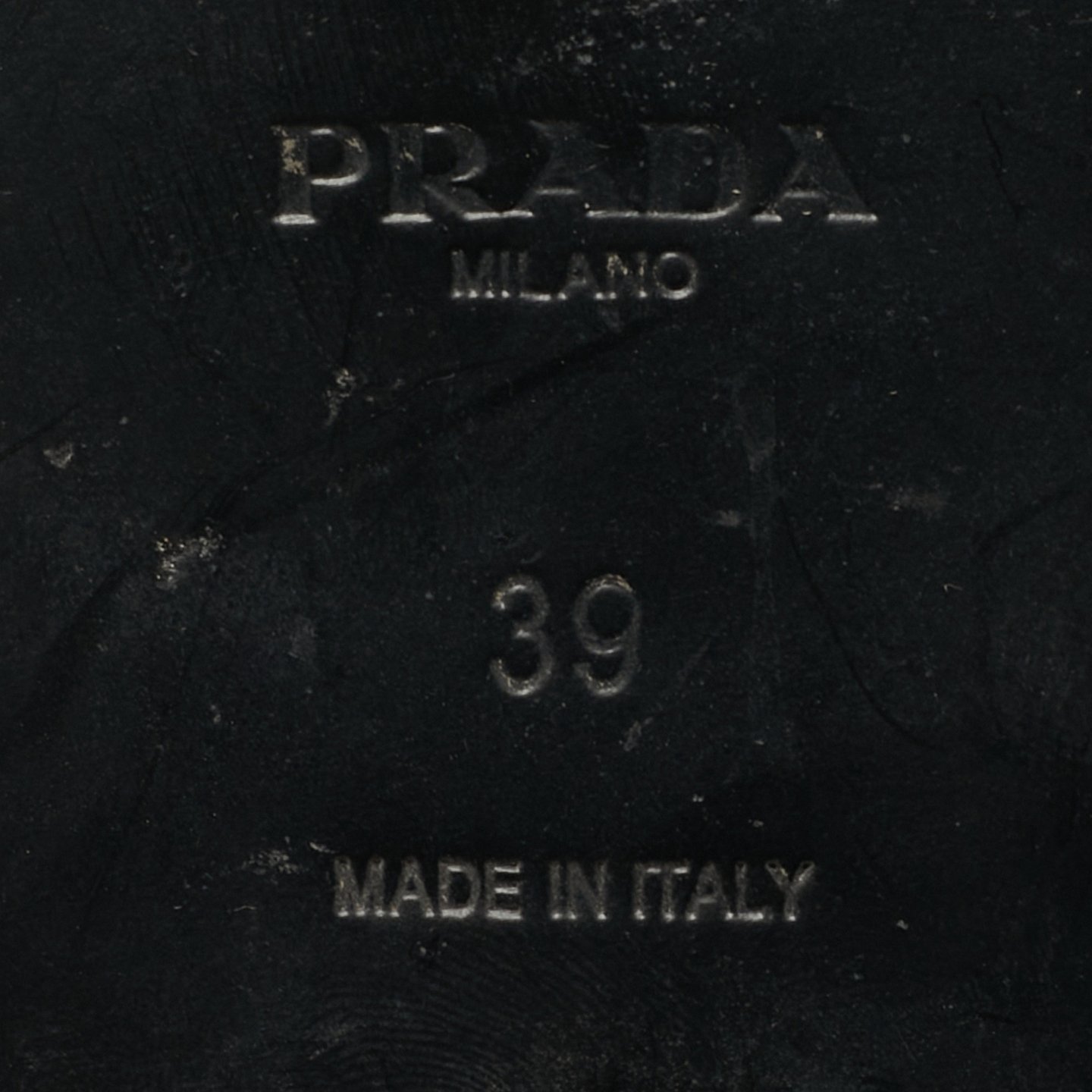 Leather Logo Cut-out Flat Slide 7