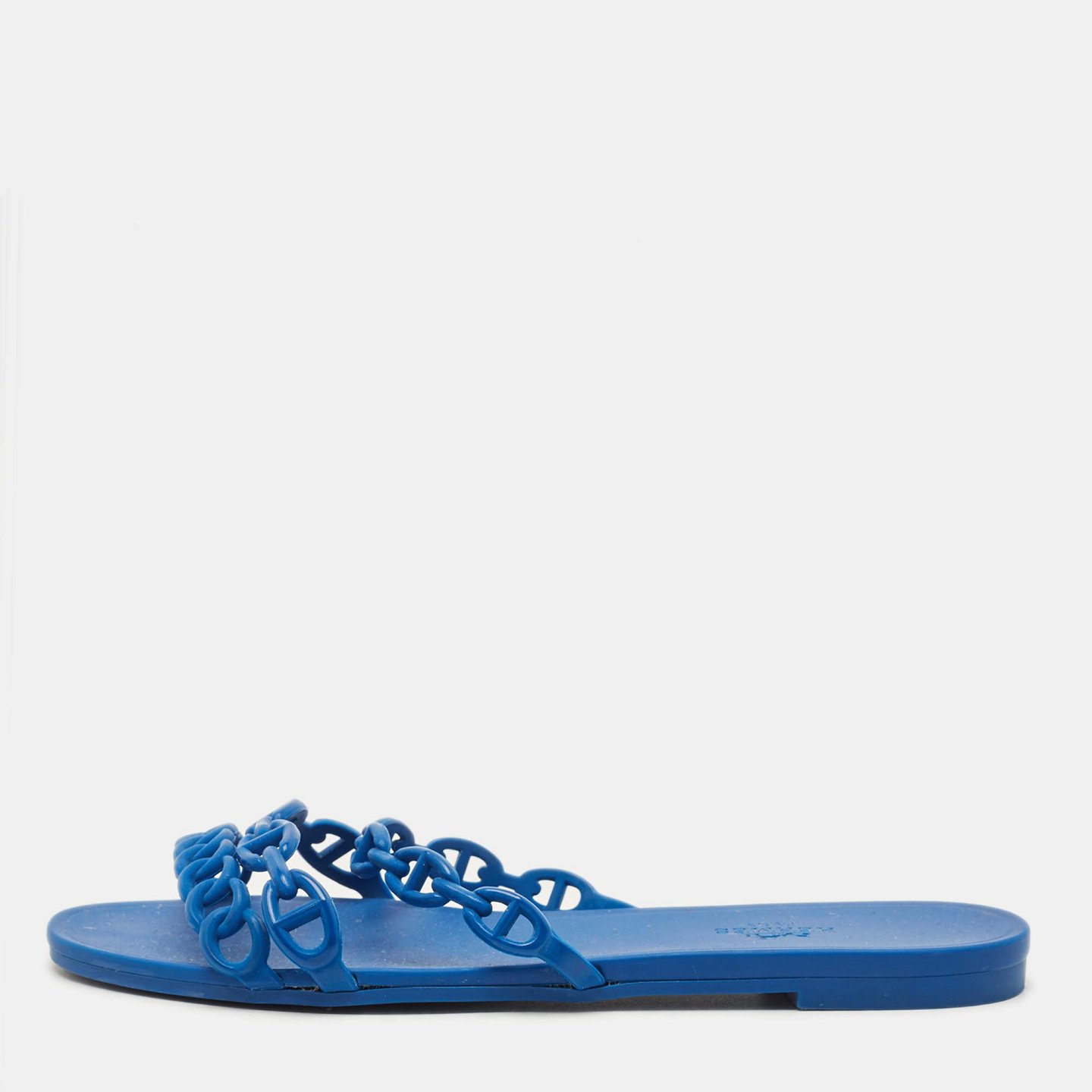 Chaine d'Ancre Blue Rivage Flat Slide Sandals 1