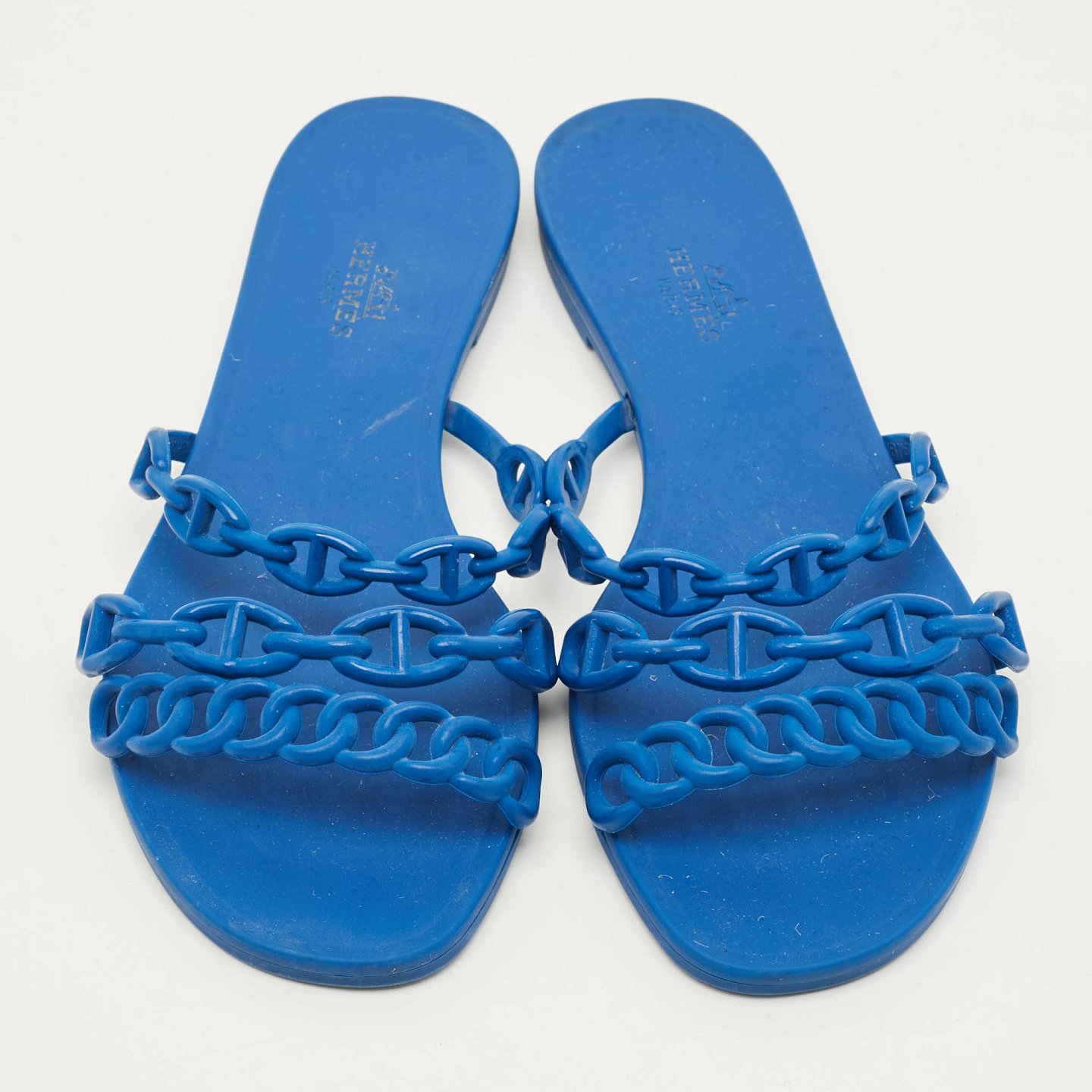 Chaine d'Ancre Blue Rivage Flat Slide Sandals 3