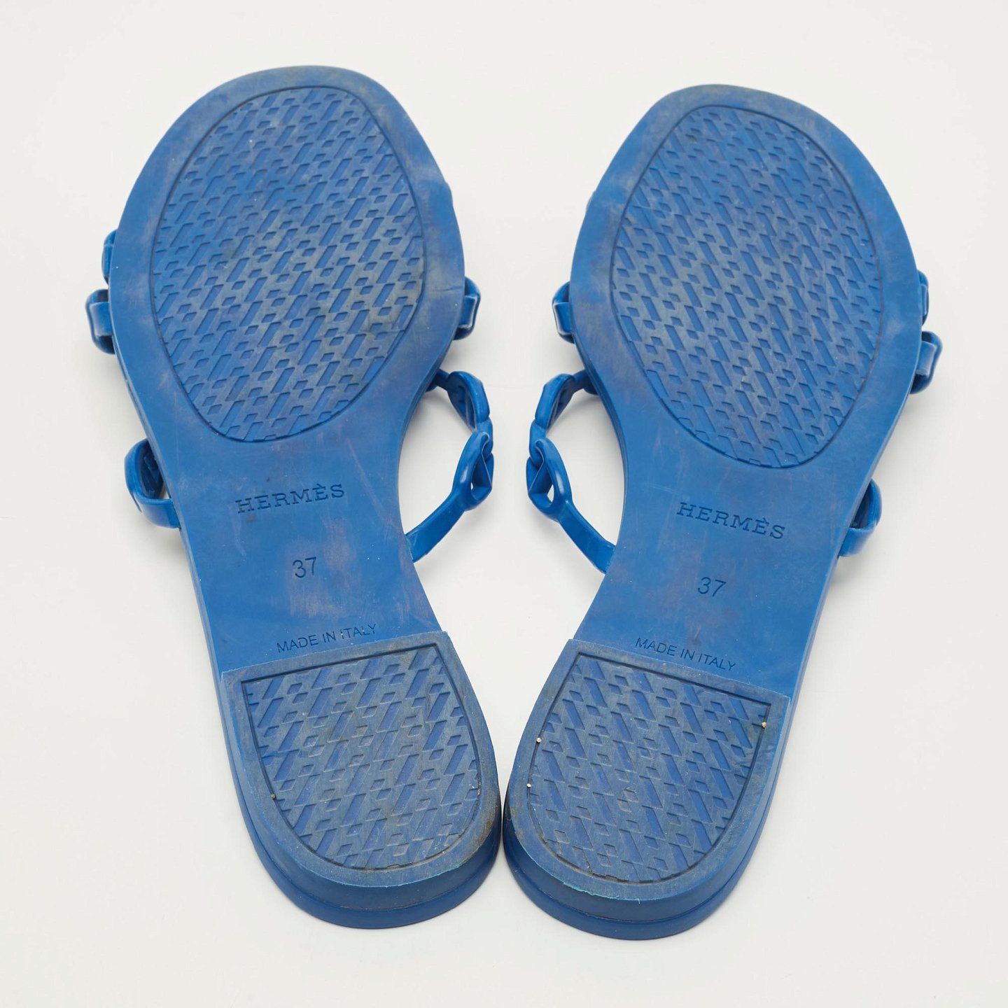Chaine d'Ancre Blue Rivage Flat Slide Sandals 7
