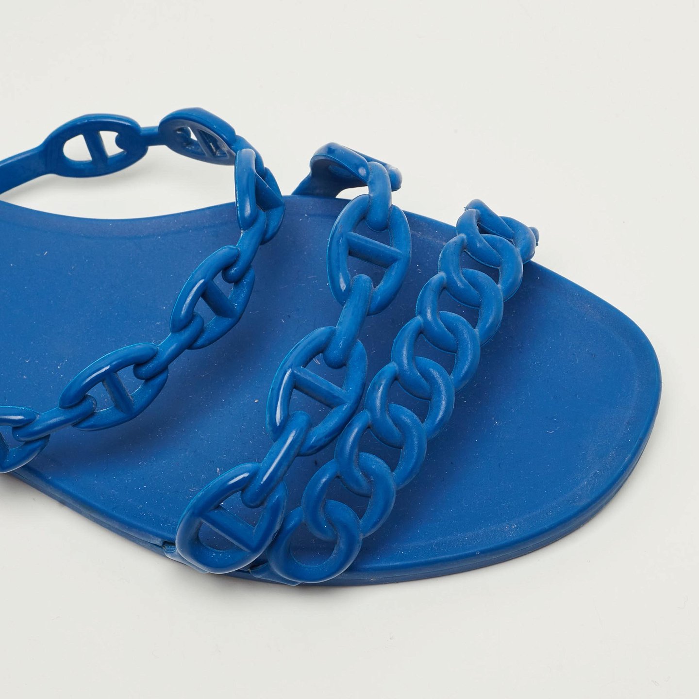 Chaine d'Ancre Blue Rivage Flat Slide Sandals 9