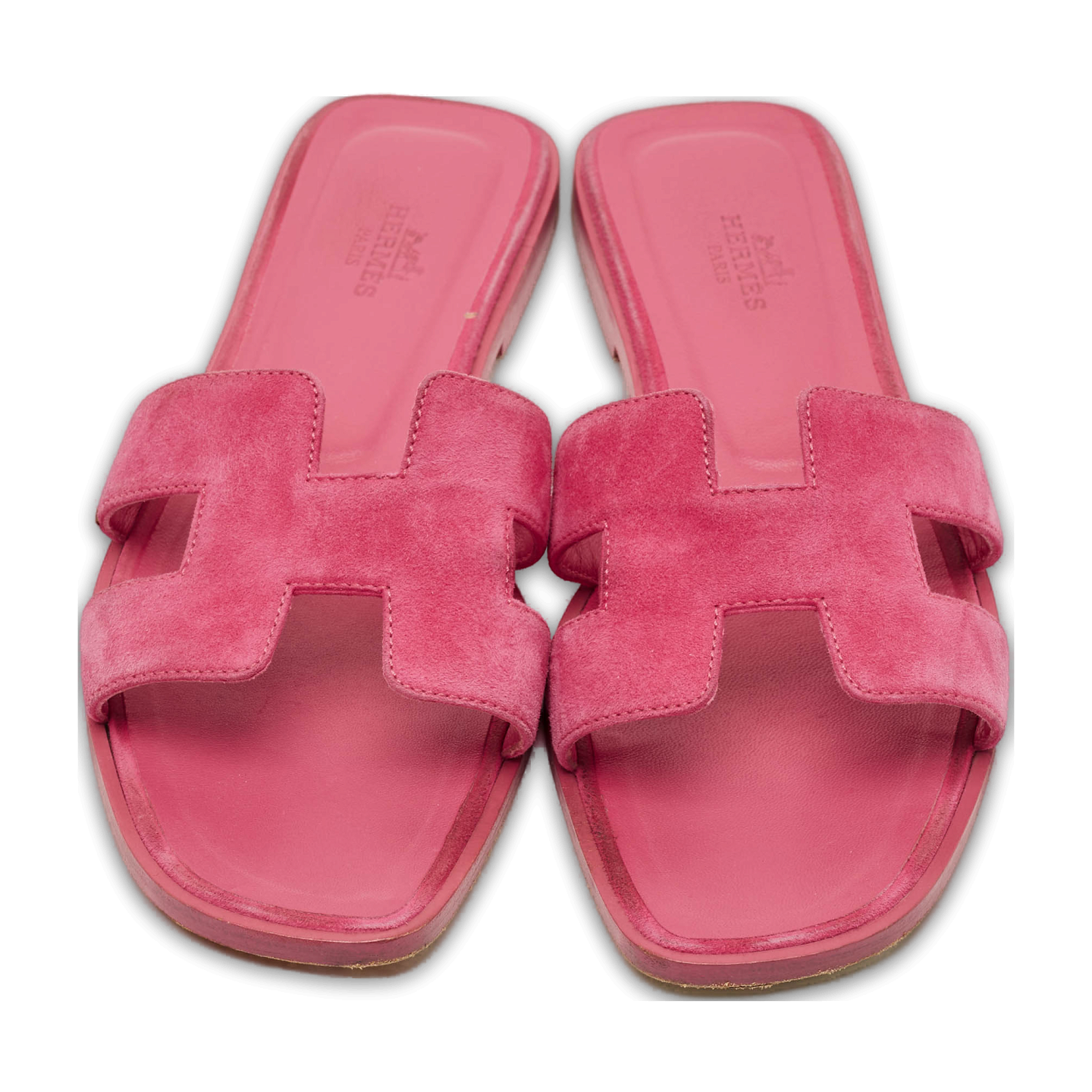 Oran Pink Suede Flat Slide 5