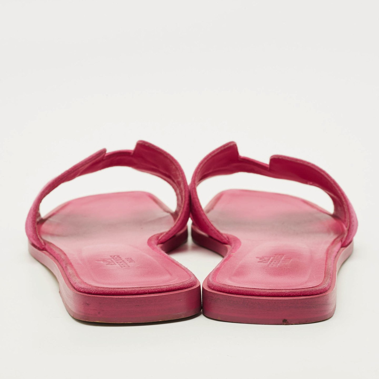 Oran Pink Suede Flat Slide 7