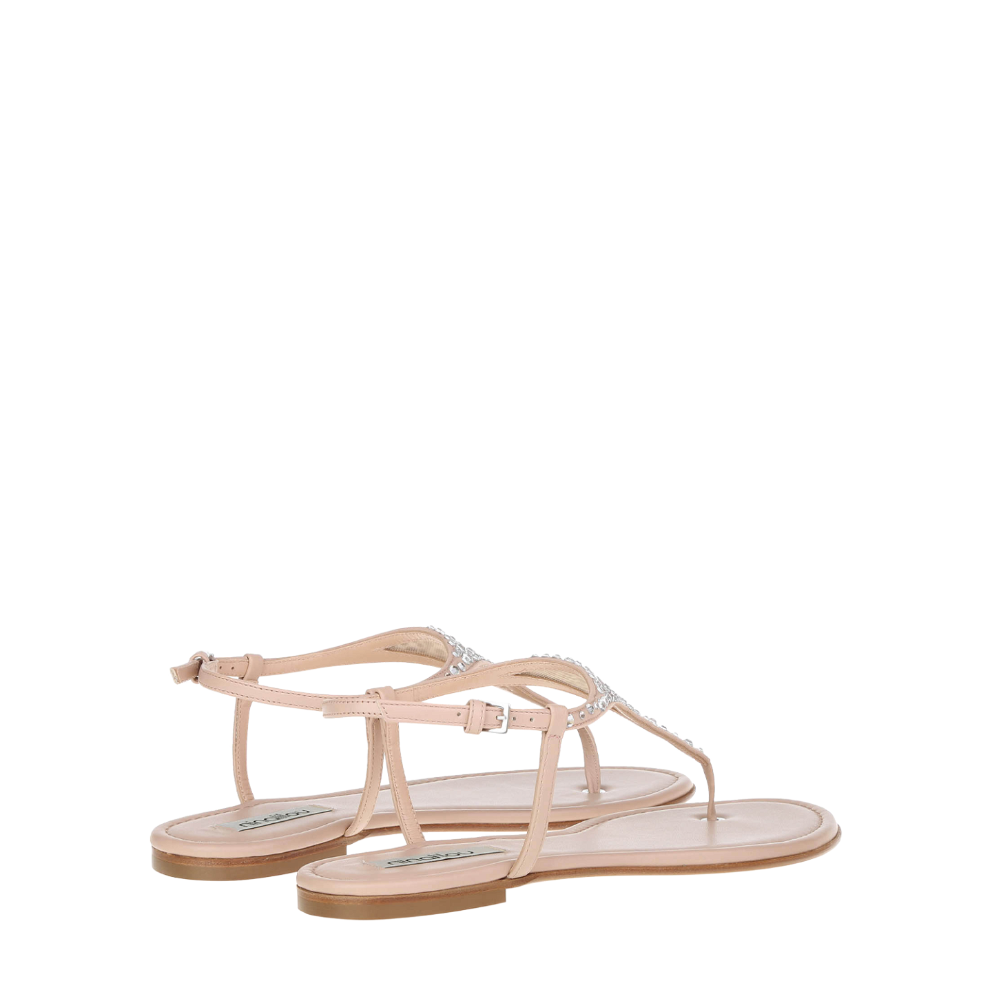 ELISA CRYSTALS FLAT SANDALS 3