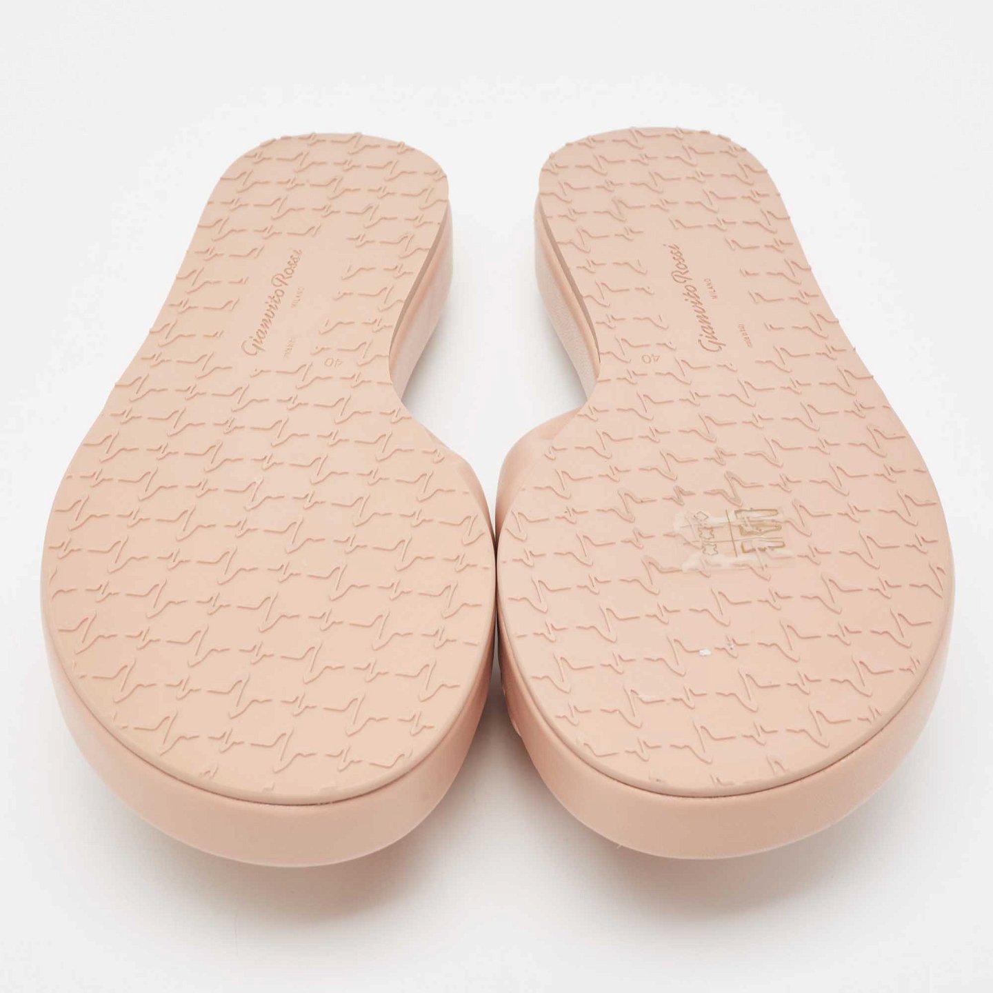 Pink Leather Alima Sandals 8