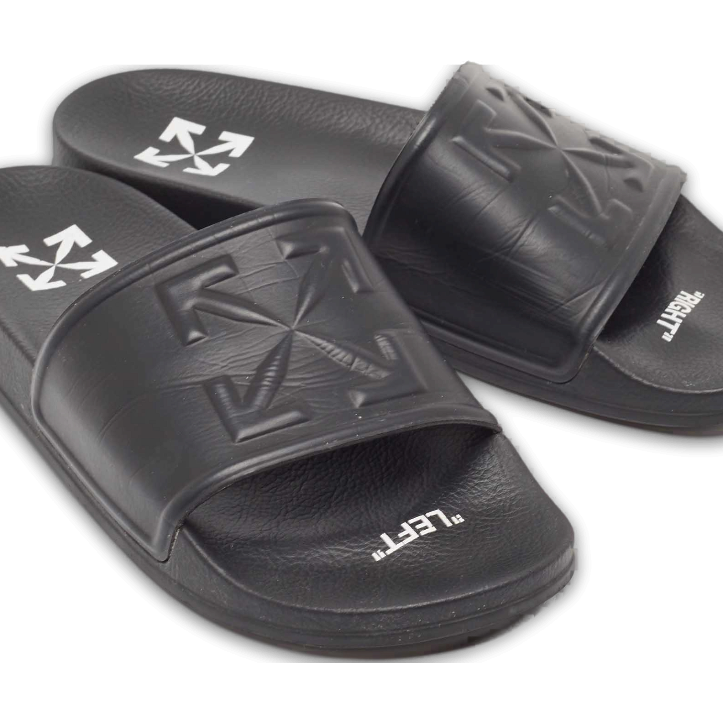 Black Rubber Arrow Pool Slides 0