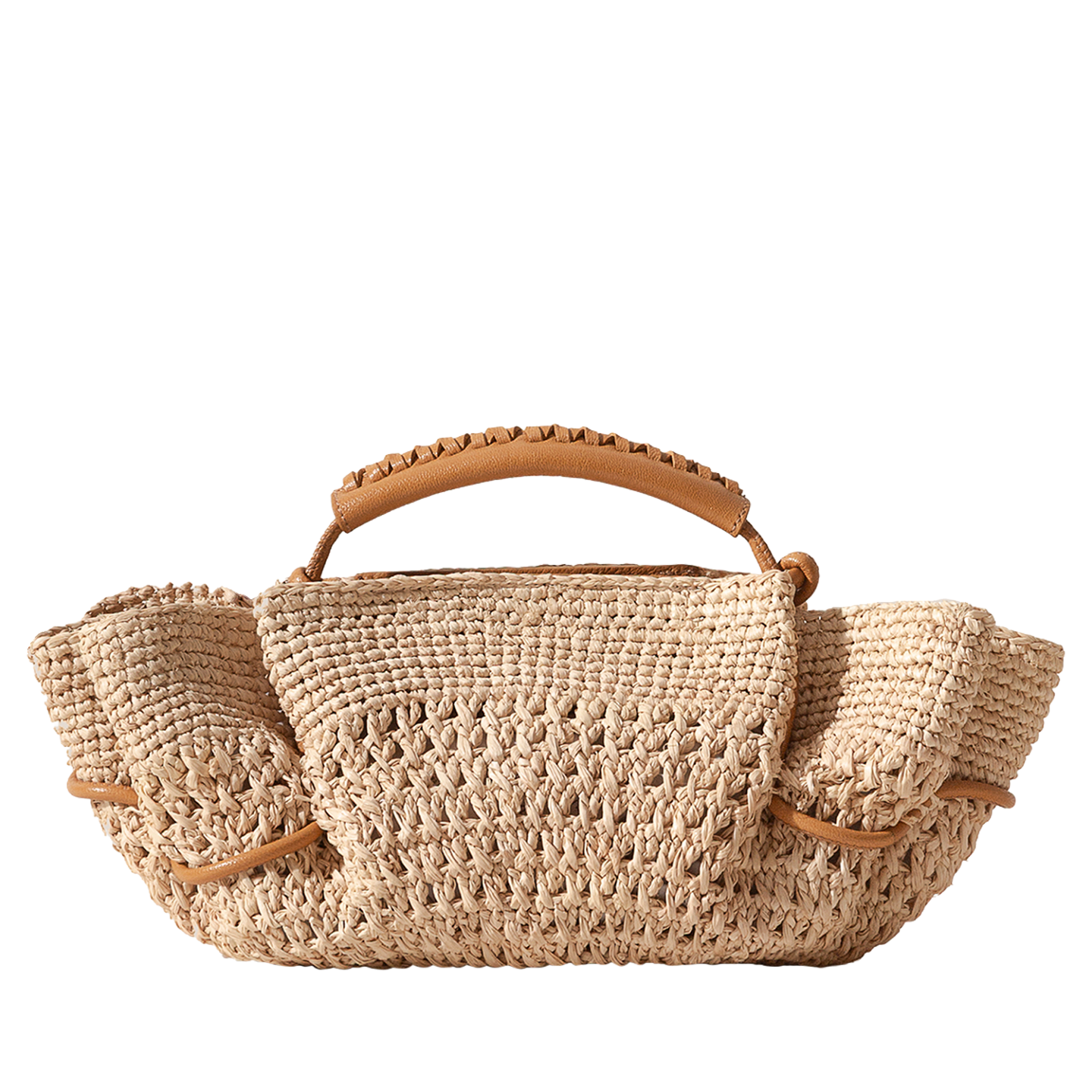 ARTA MINI CROCHET RAFFIA CROSSBODY BAG 0