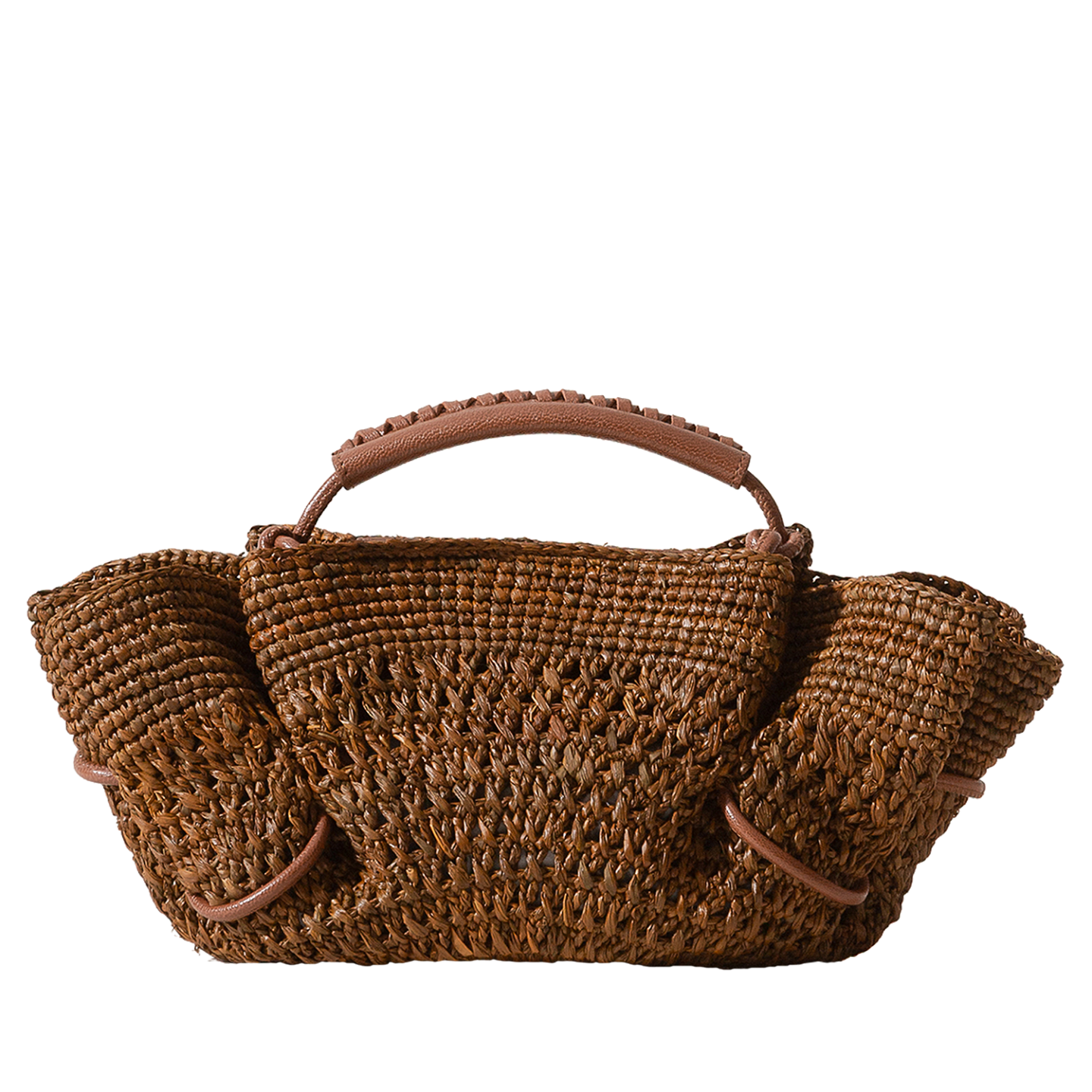 ARTA MINI CROCHET RAFFIA CROSSBODY BAG 0