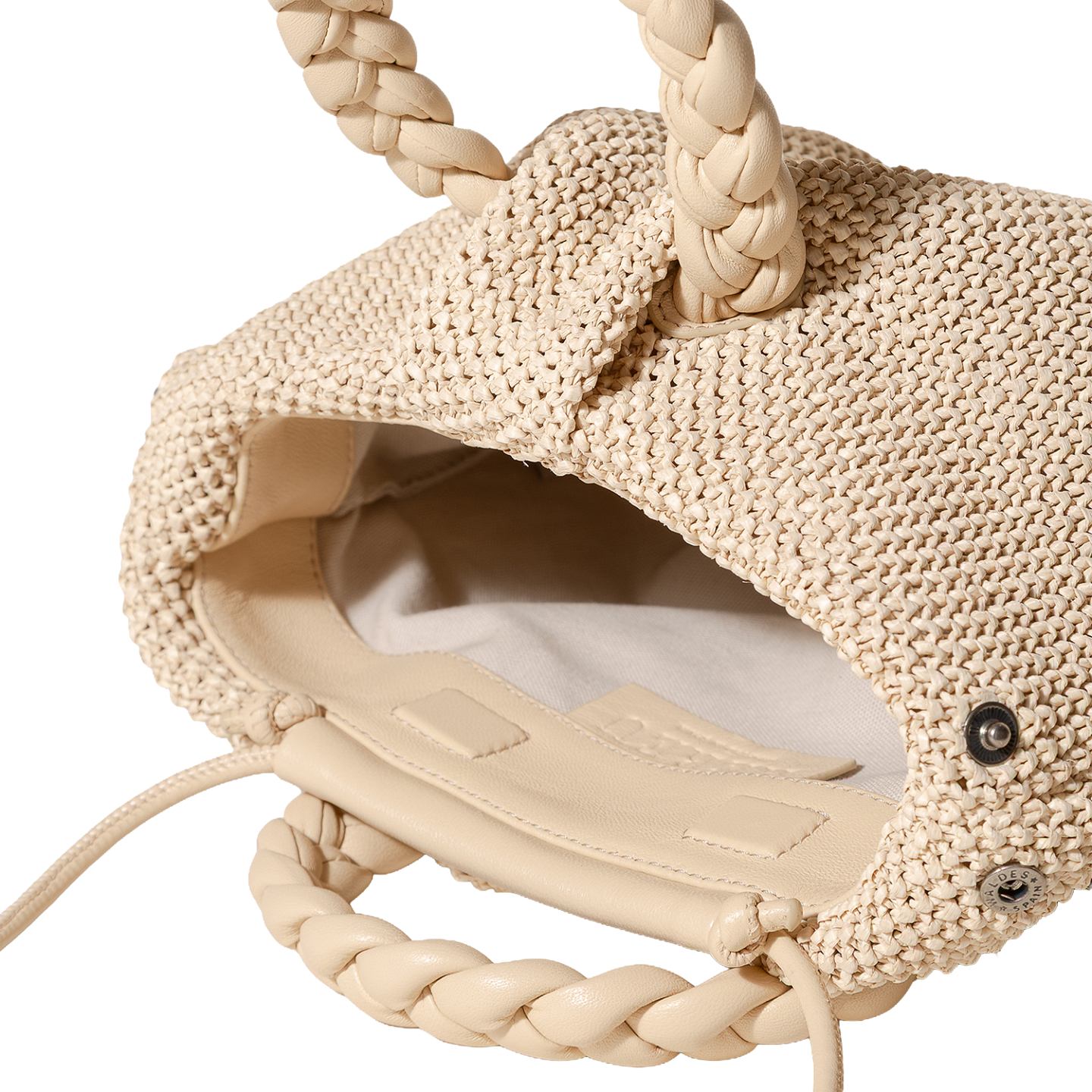 BOMBON M RAFFIA SOFT TOTE BAG 2