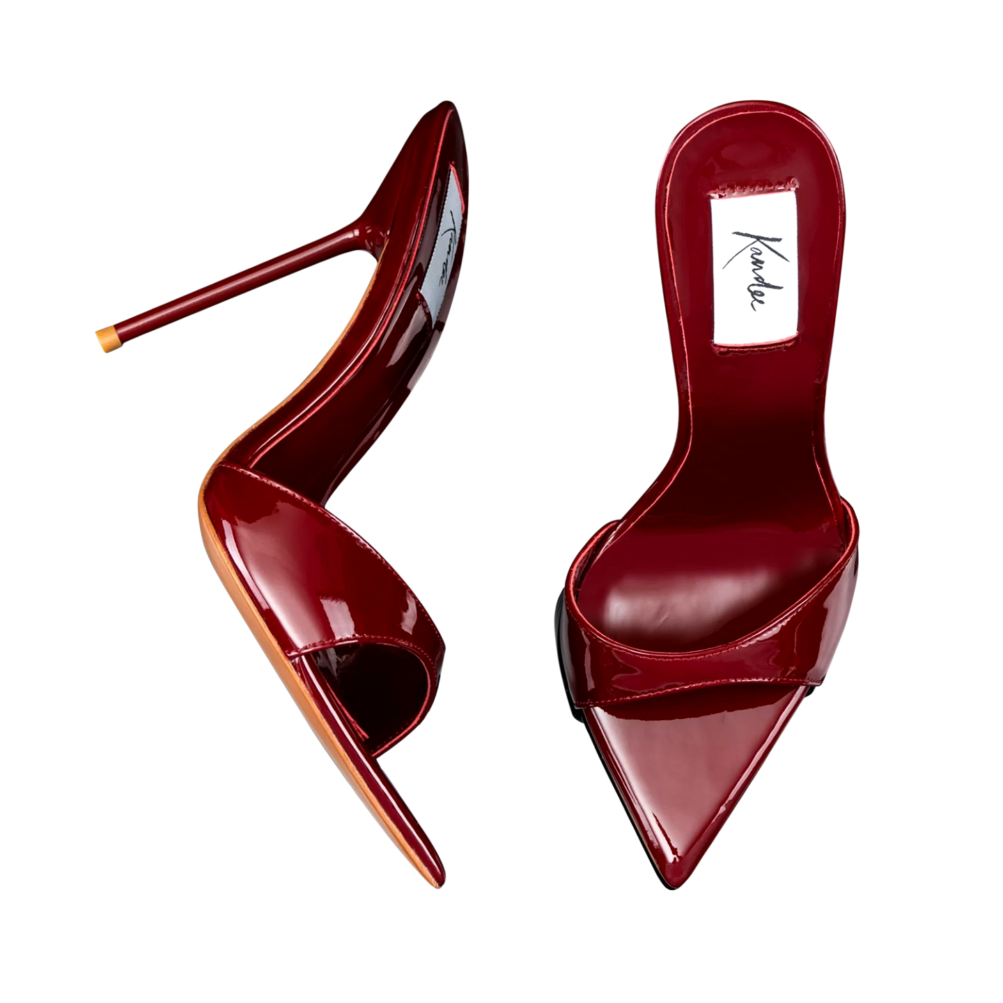 BURGUNDY PATENT 120 MULES 0