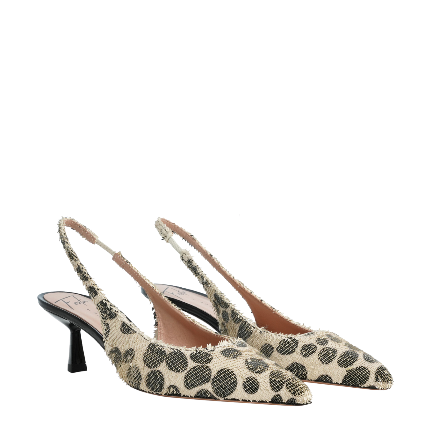 DALILAS POLKA DOT SLINGBACKS 2