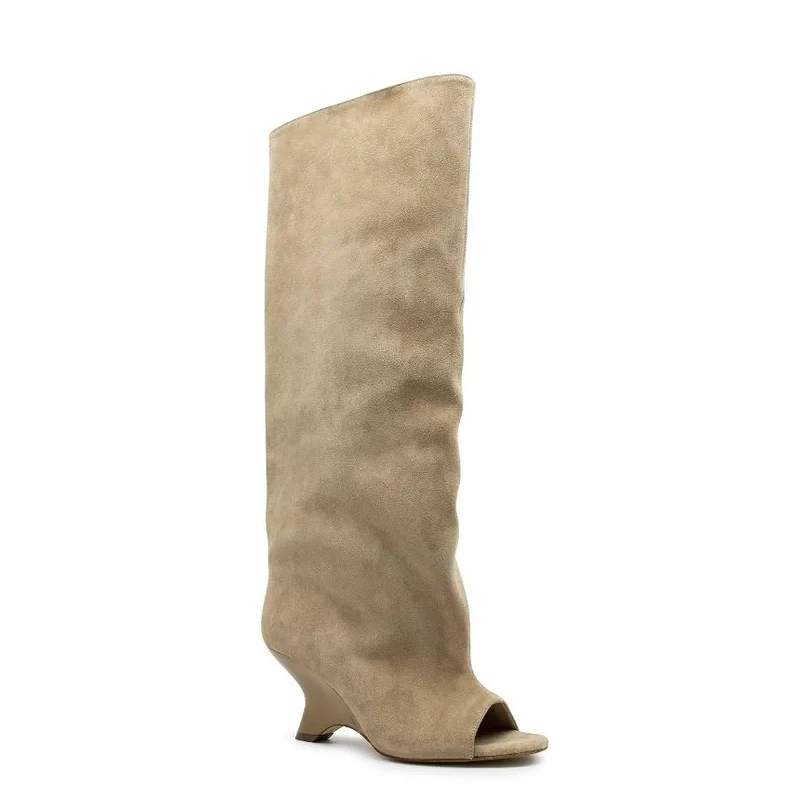NINETTE PEEP TOE BOOTS 3