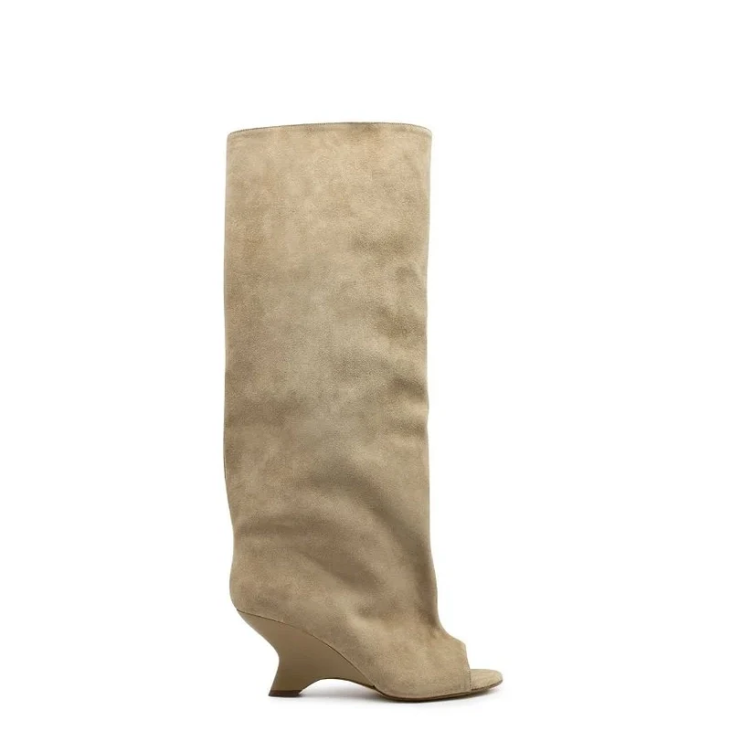 NINETTE PEEP TOE BOOTS 1