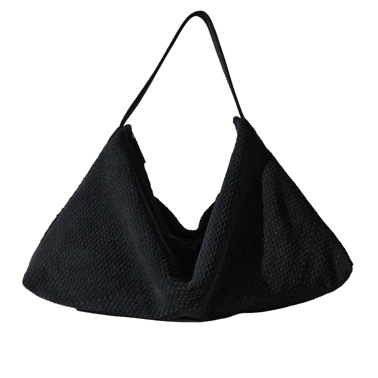SUEDE WOVEN HOBO BAG 2