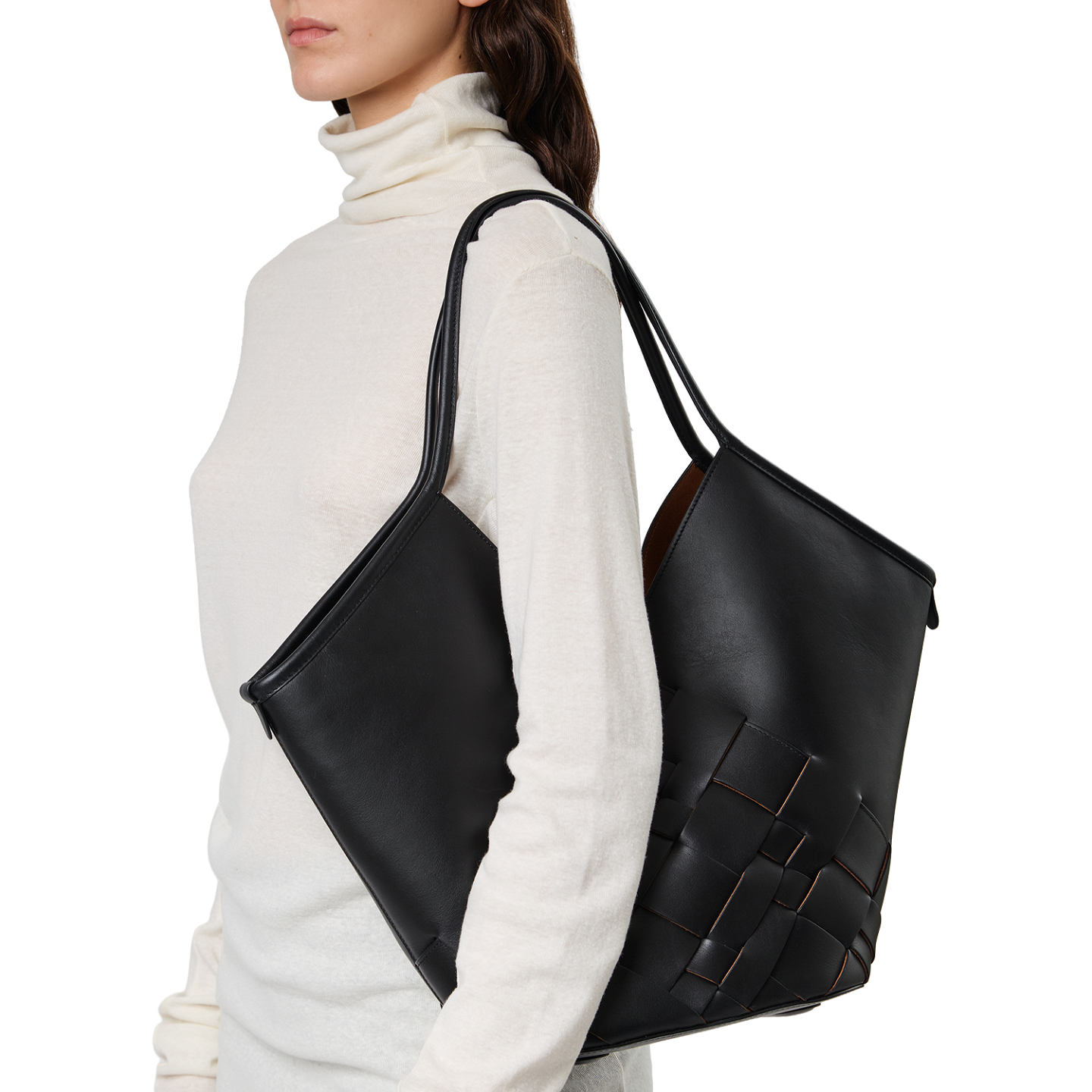 COLOMA LEATHER SHOULDER BAG 5
