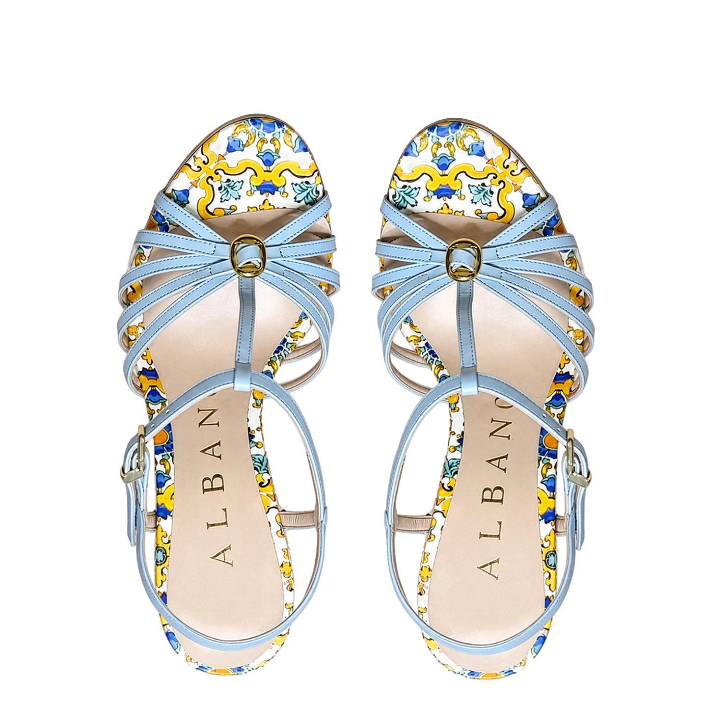 MEDITERRANEAN CELESTE STILETTO SANDALS 100 4
