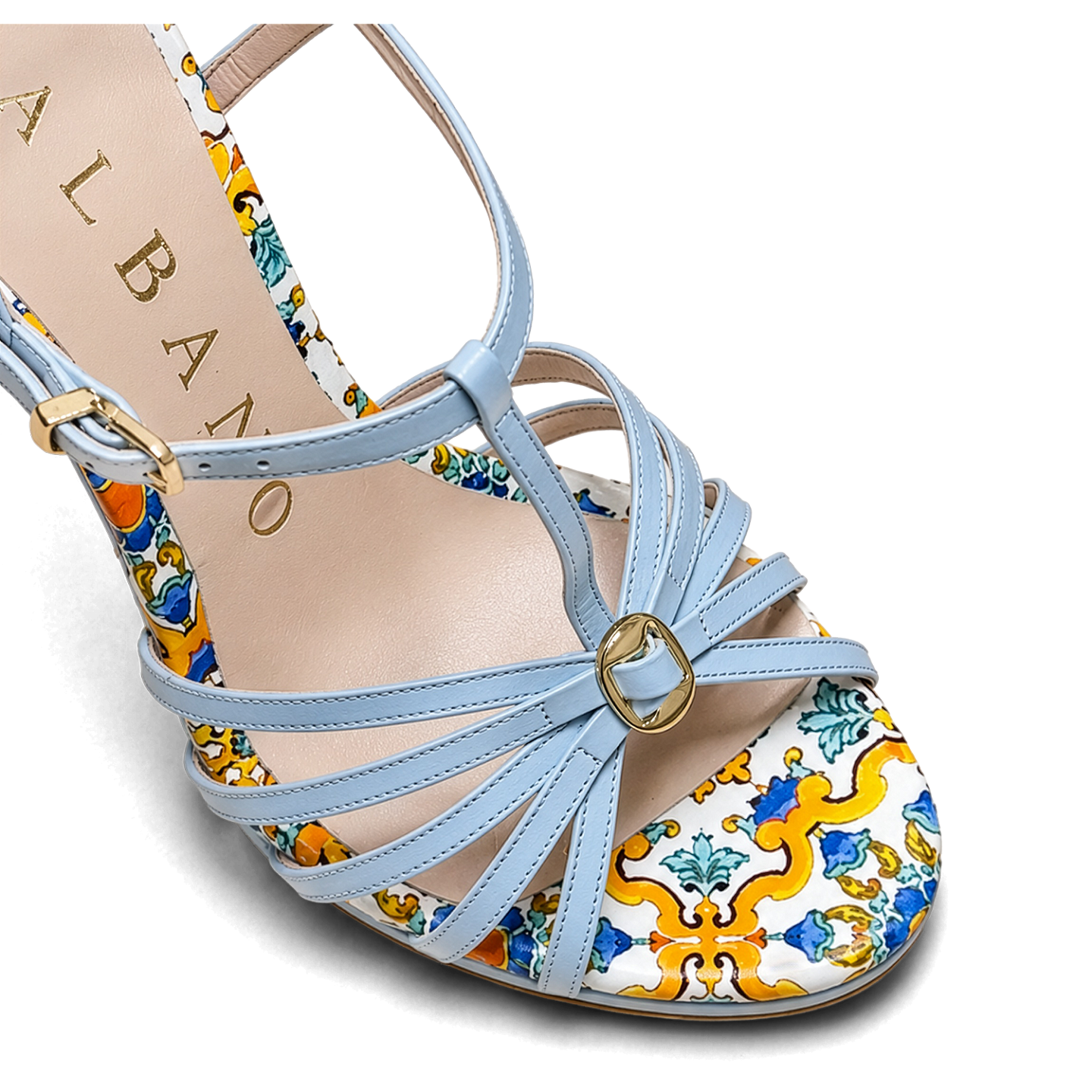 MEDITERRANEAN CELESTE STILETTO SANDALS 100 3