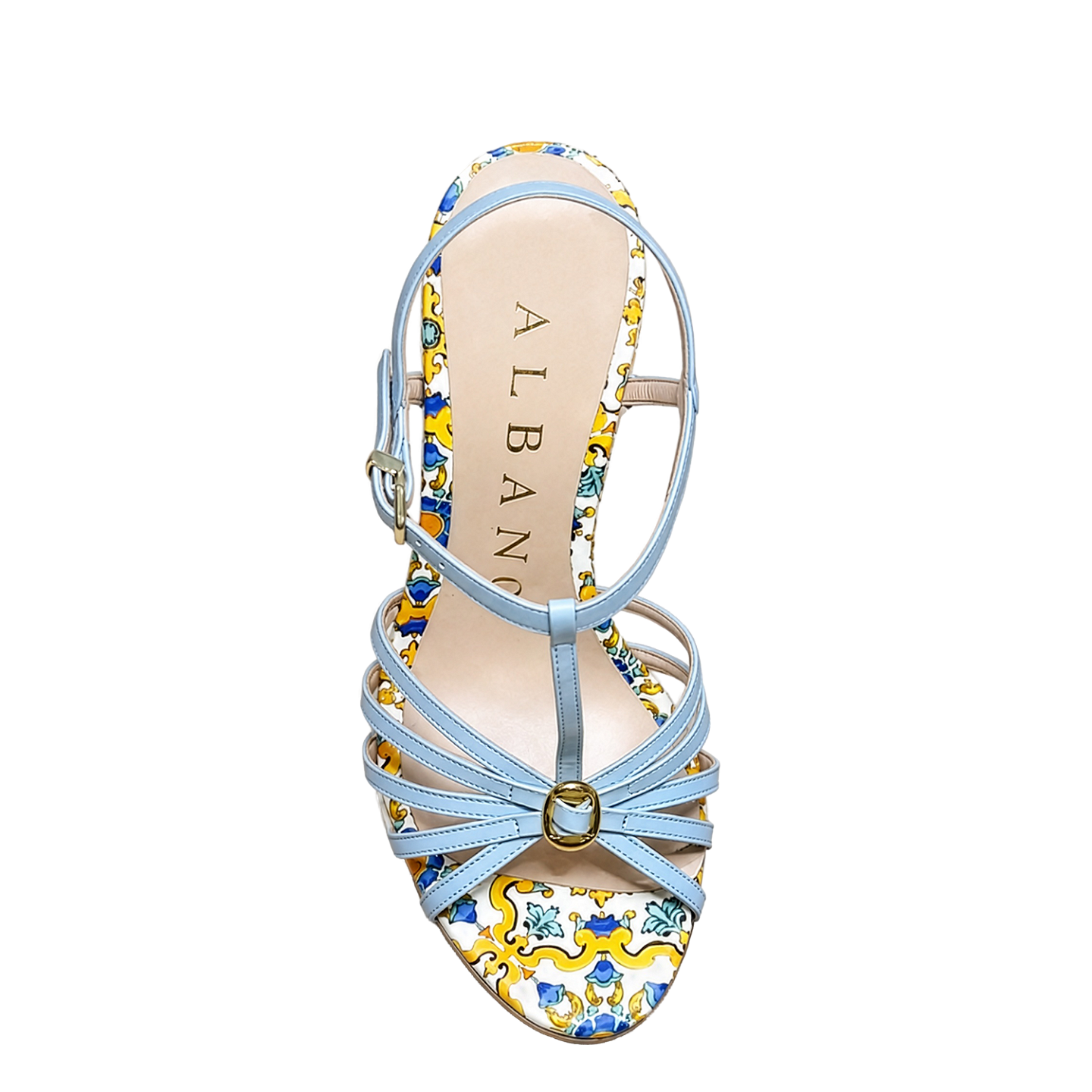 MEDITERRANEAN CELESTE STILETTO SANDALS 100 5