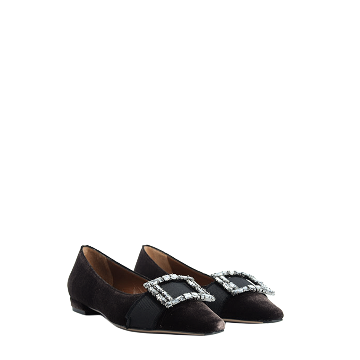 IVALORA VELVET BALLERINAS 1