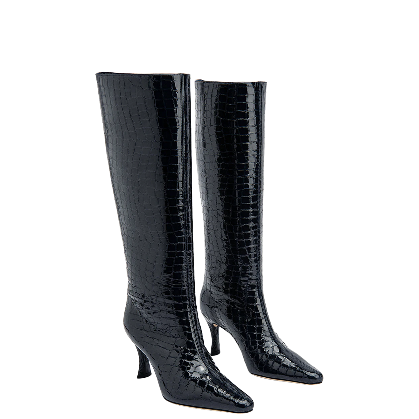 STEVIE 42 CROCO LEATHER BOOT 1