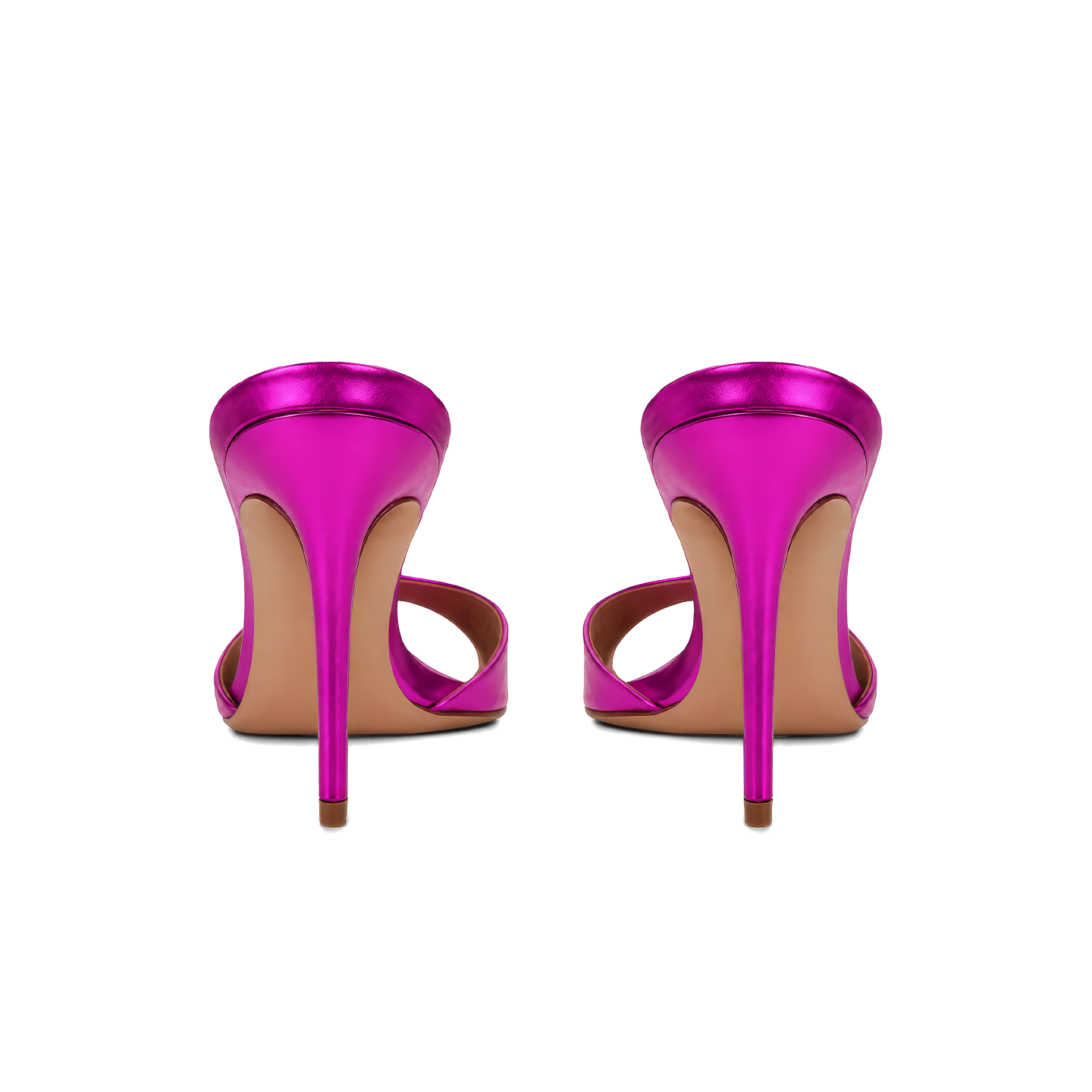 METALLIC LEATHER 90 MULES 2