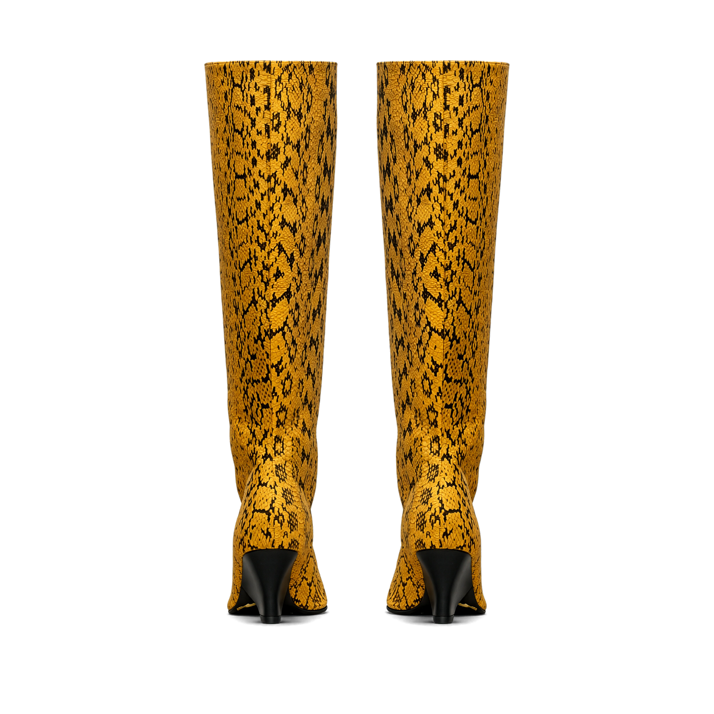NINETTE PYTHON PEEP TOE BOOTS 5