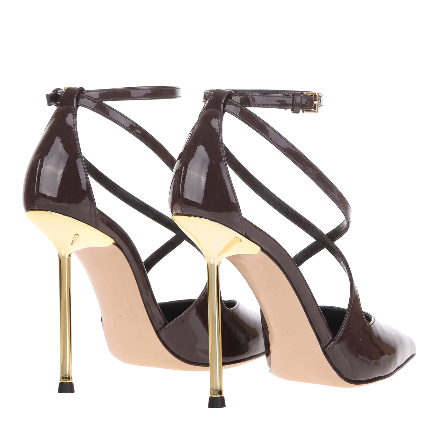 D'ORSAY 105 PATENT PUMPS GOLDEN HEEL 2
