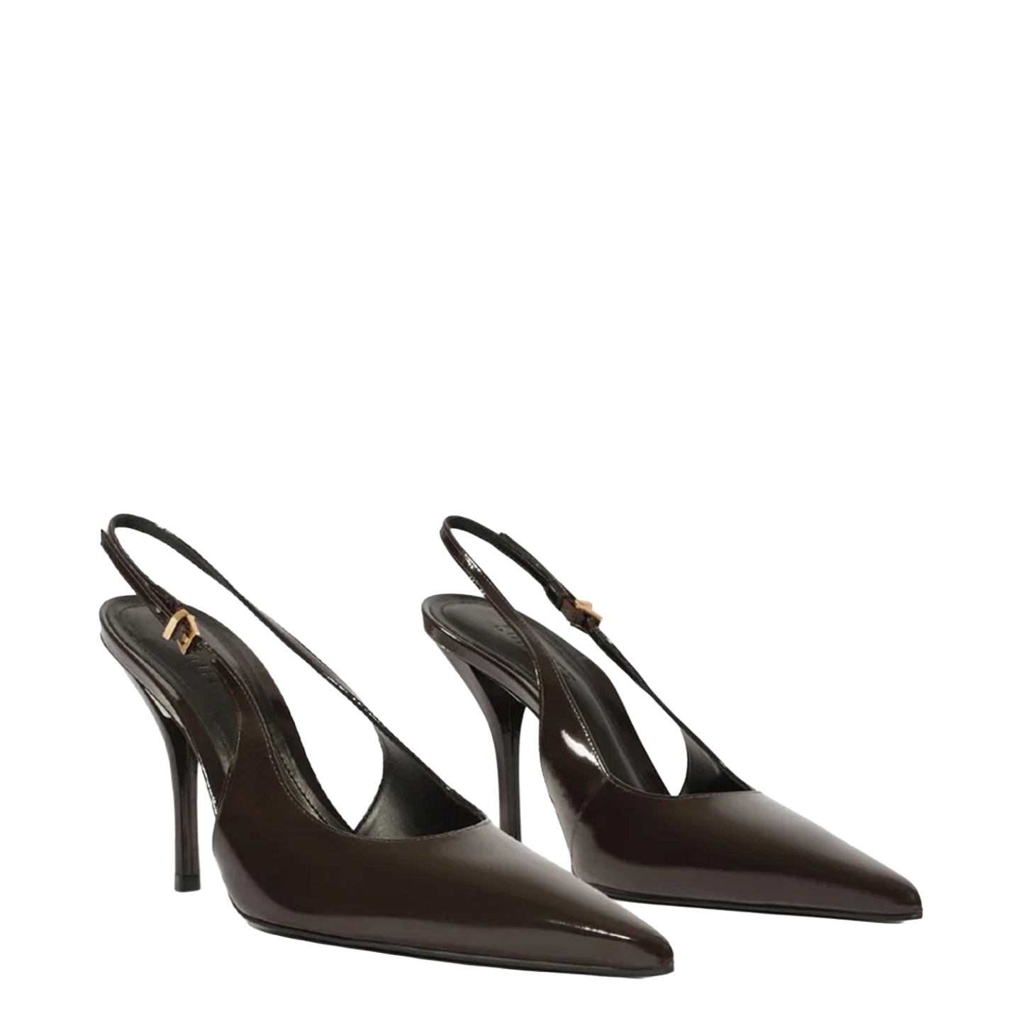 LIORA PATENT SLINGBACK PUMPS 1