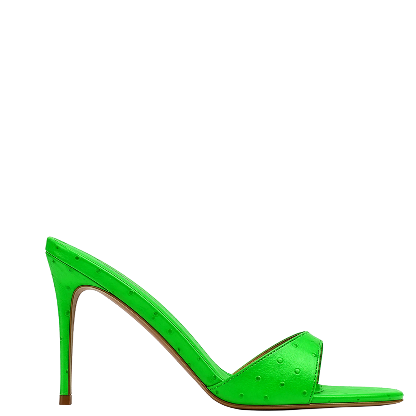 GREEN APPLE OSTRICH 90 MULES 0