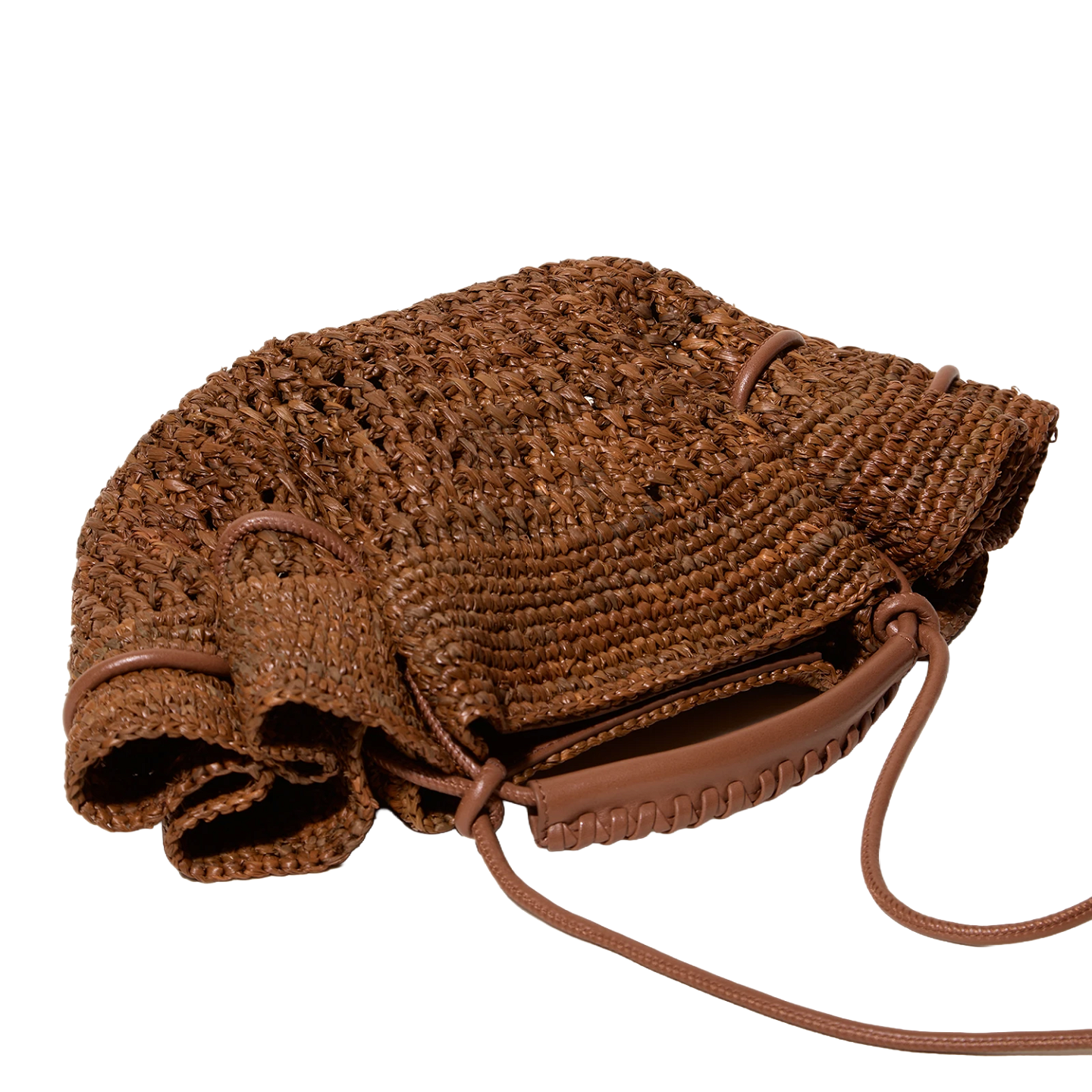 ARTA MINI CROCHET RAFFIA CROSSBODY BAG 2