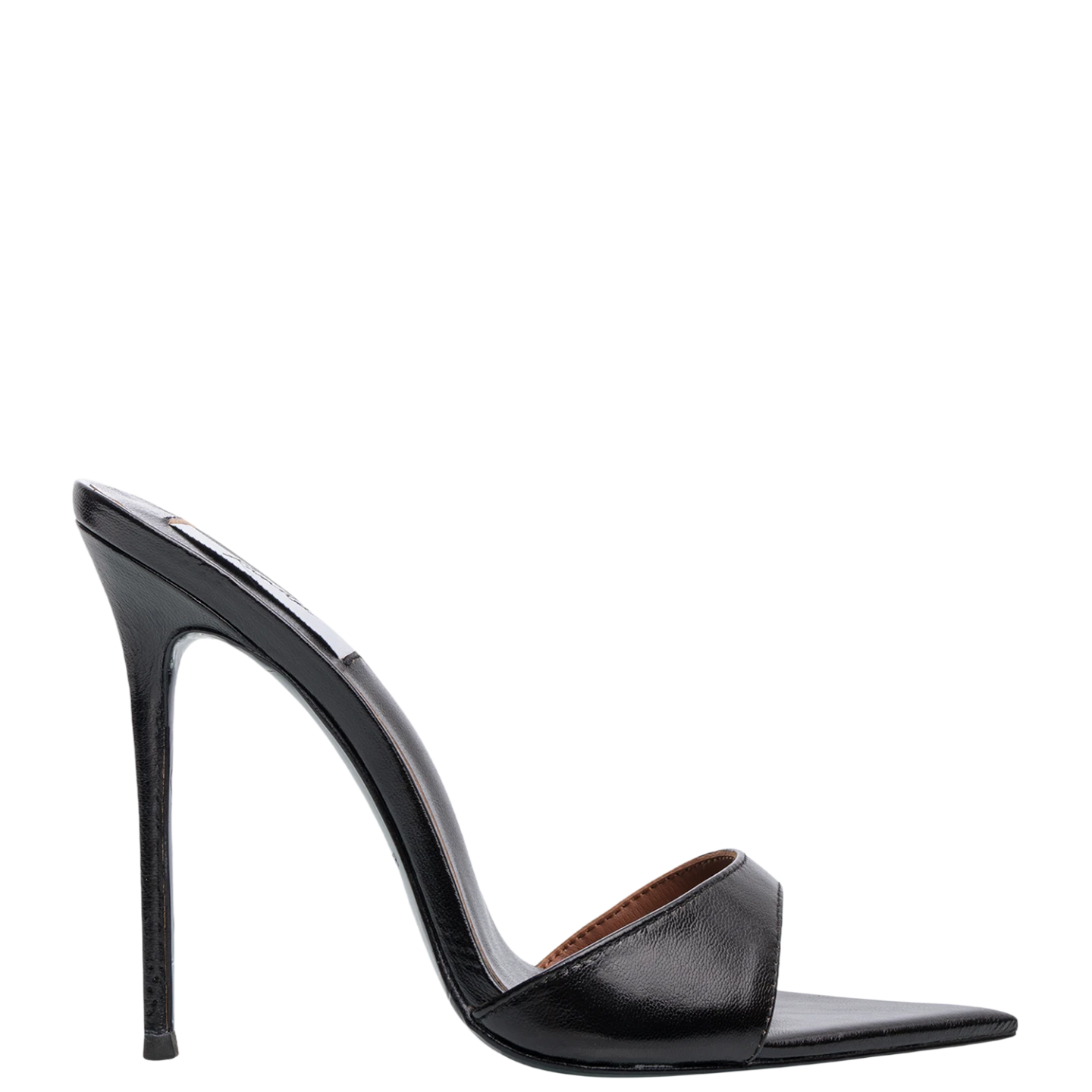 BLACK VINTAGE LEATHER 120 MULES 0