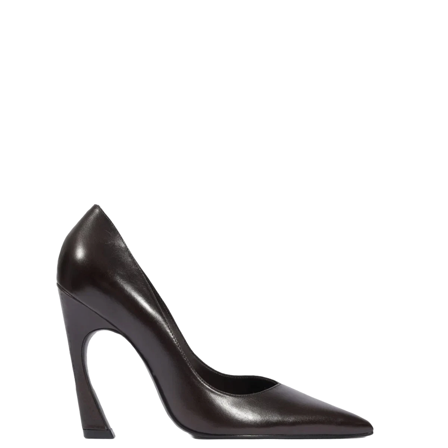 LEXI SCULPTURAL LEATHER PUMPS 0