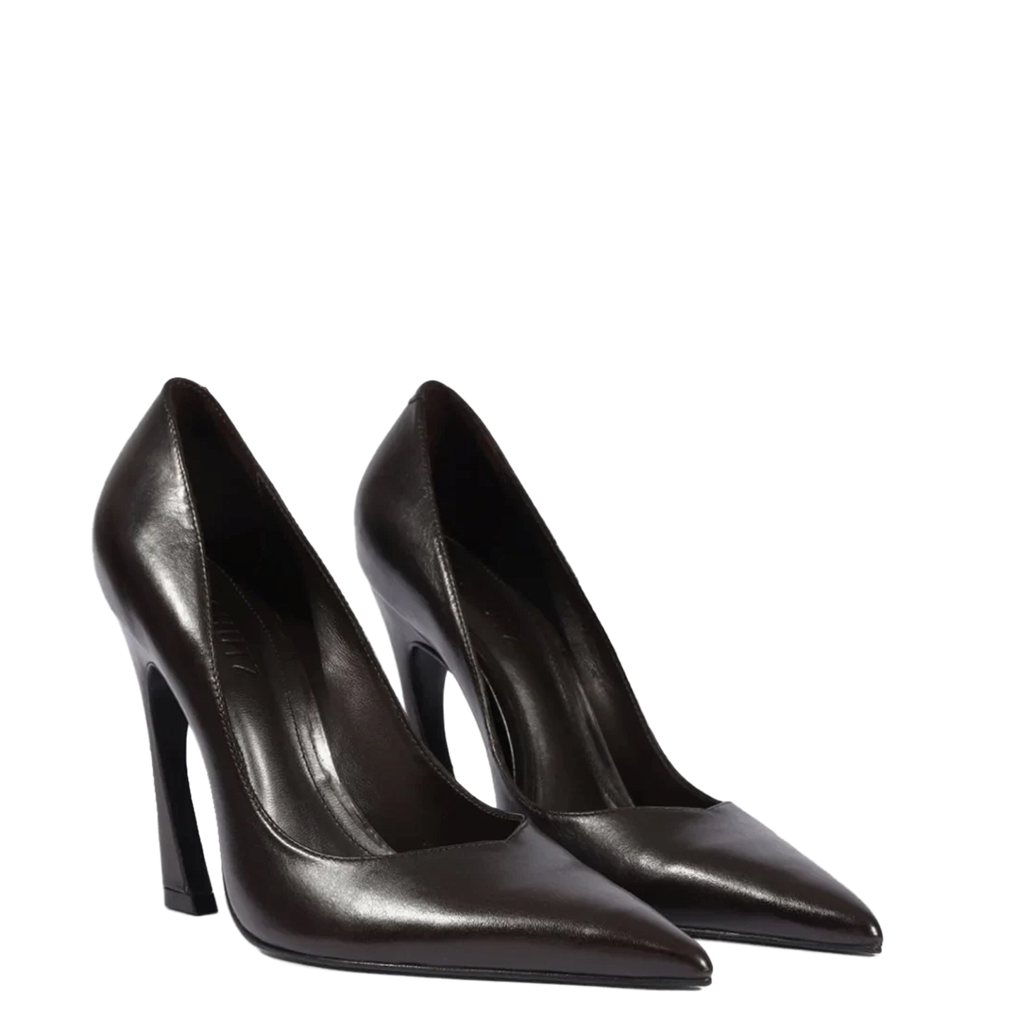 LEXI SCULPTURAL LEATHER PUMPS 1
