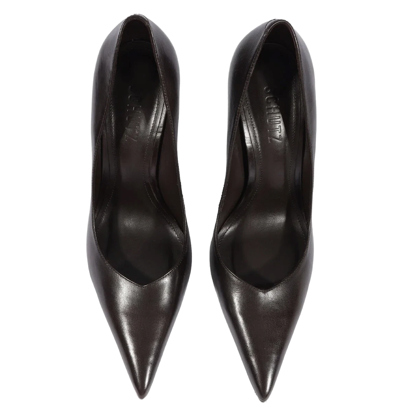LEXI SCULPTURAL LEATHER PUMPS 3