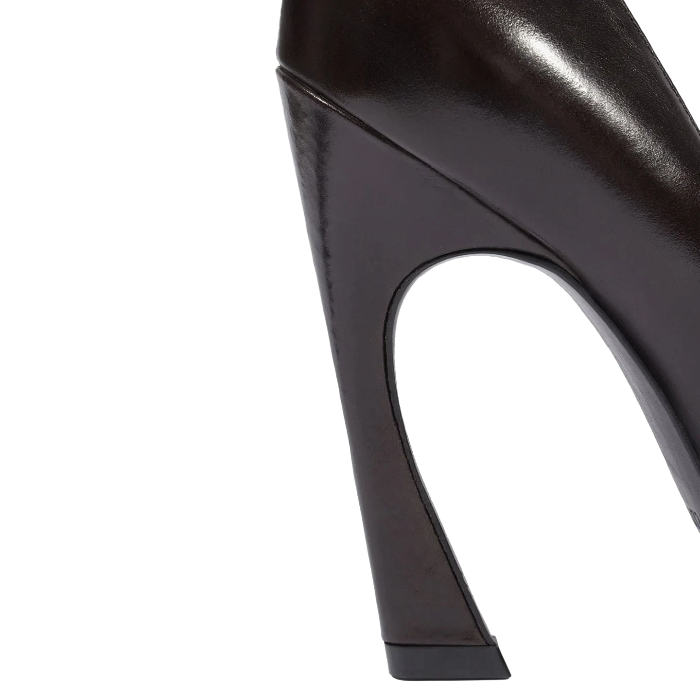 LEXI SCULPTURAL LEATHER PUMPS 5