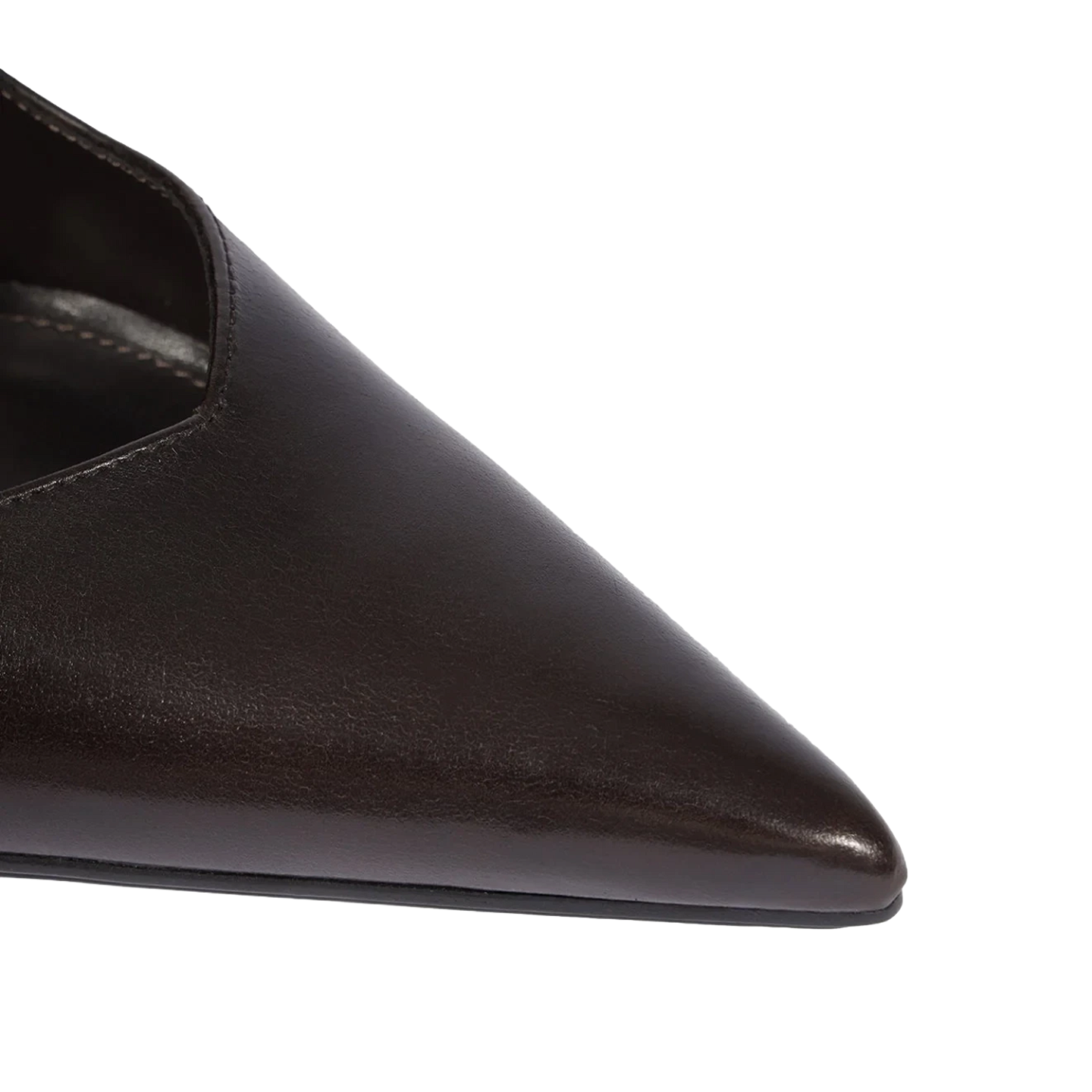 LEXI SCULPTURAL LEATHER PUMPS 4