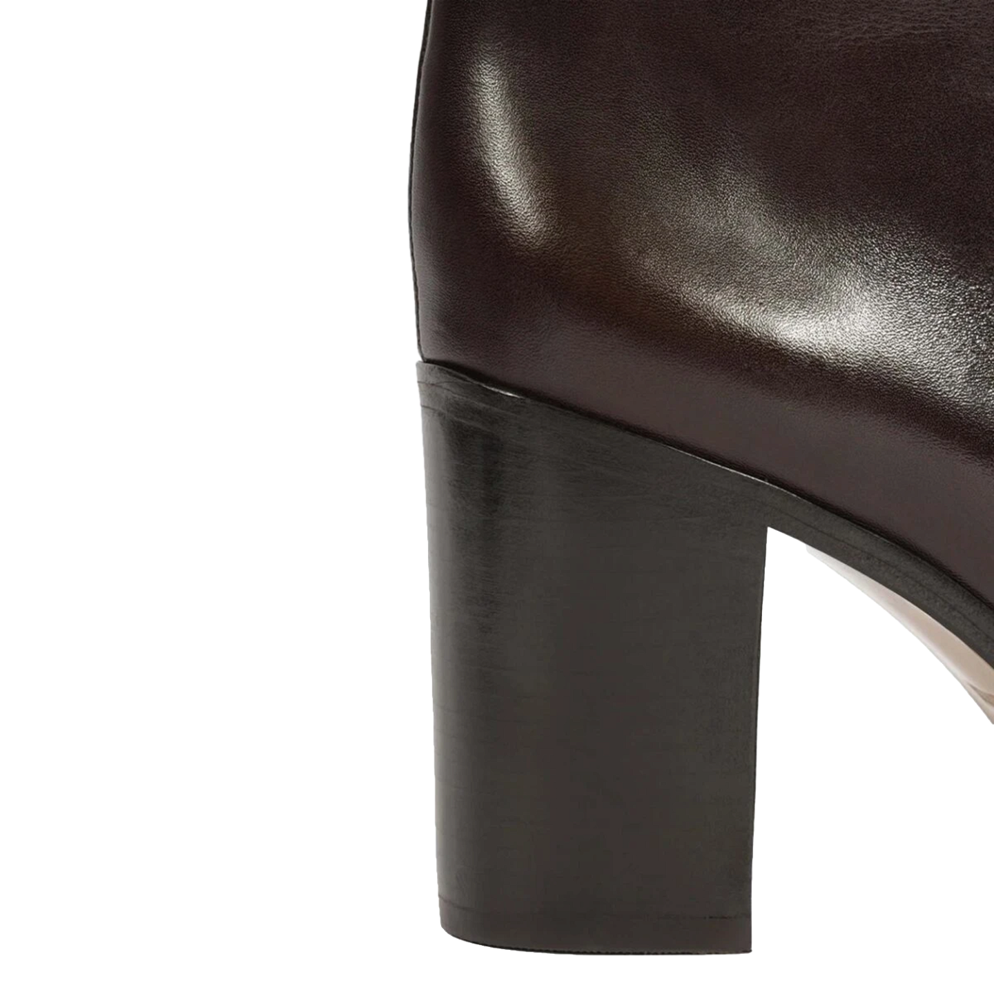 MARYANA LEATHER BLOCK HEEL BOOTS 5