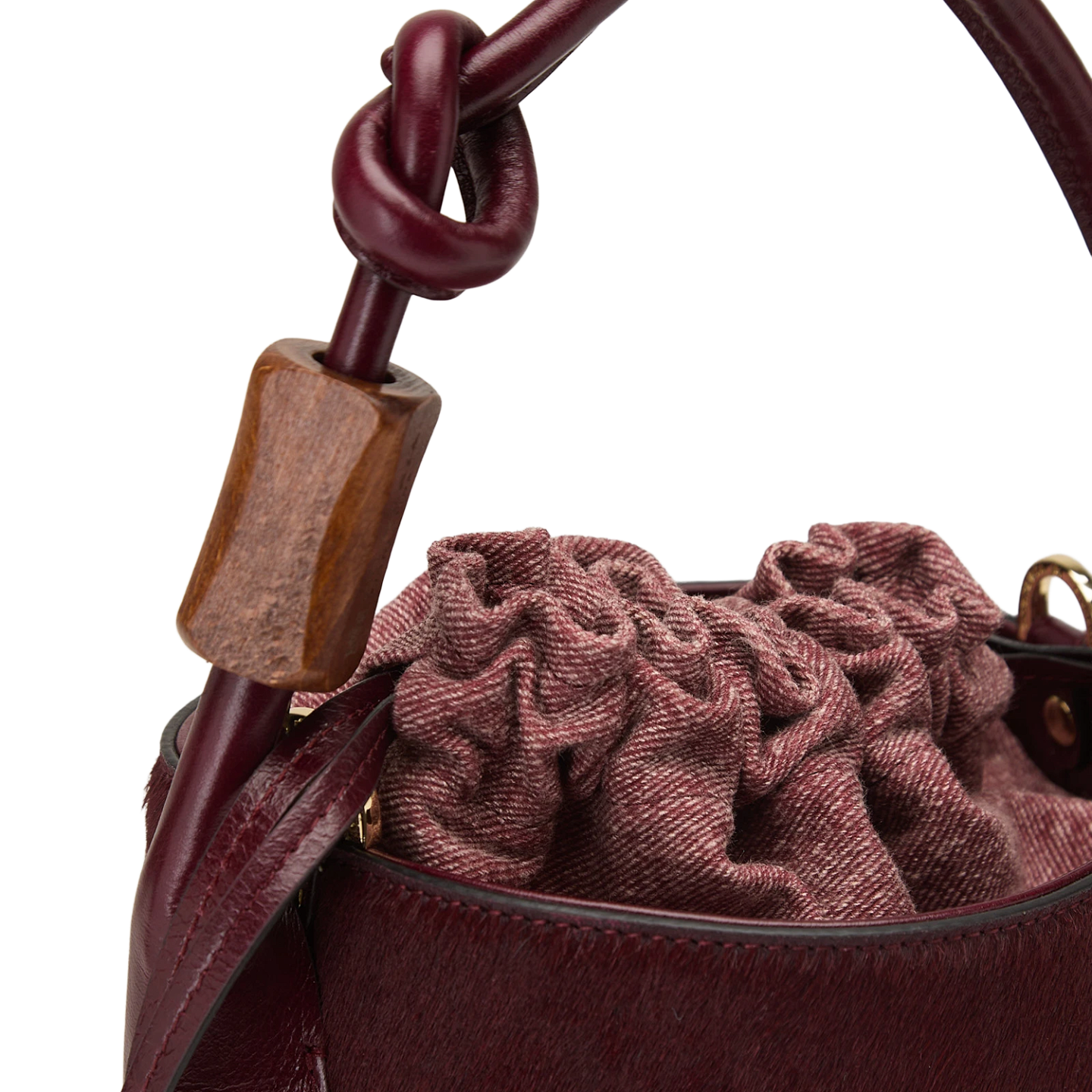 AGATA CAVALLINO SMALL BUCKET 2