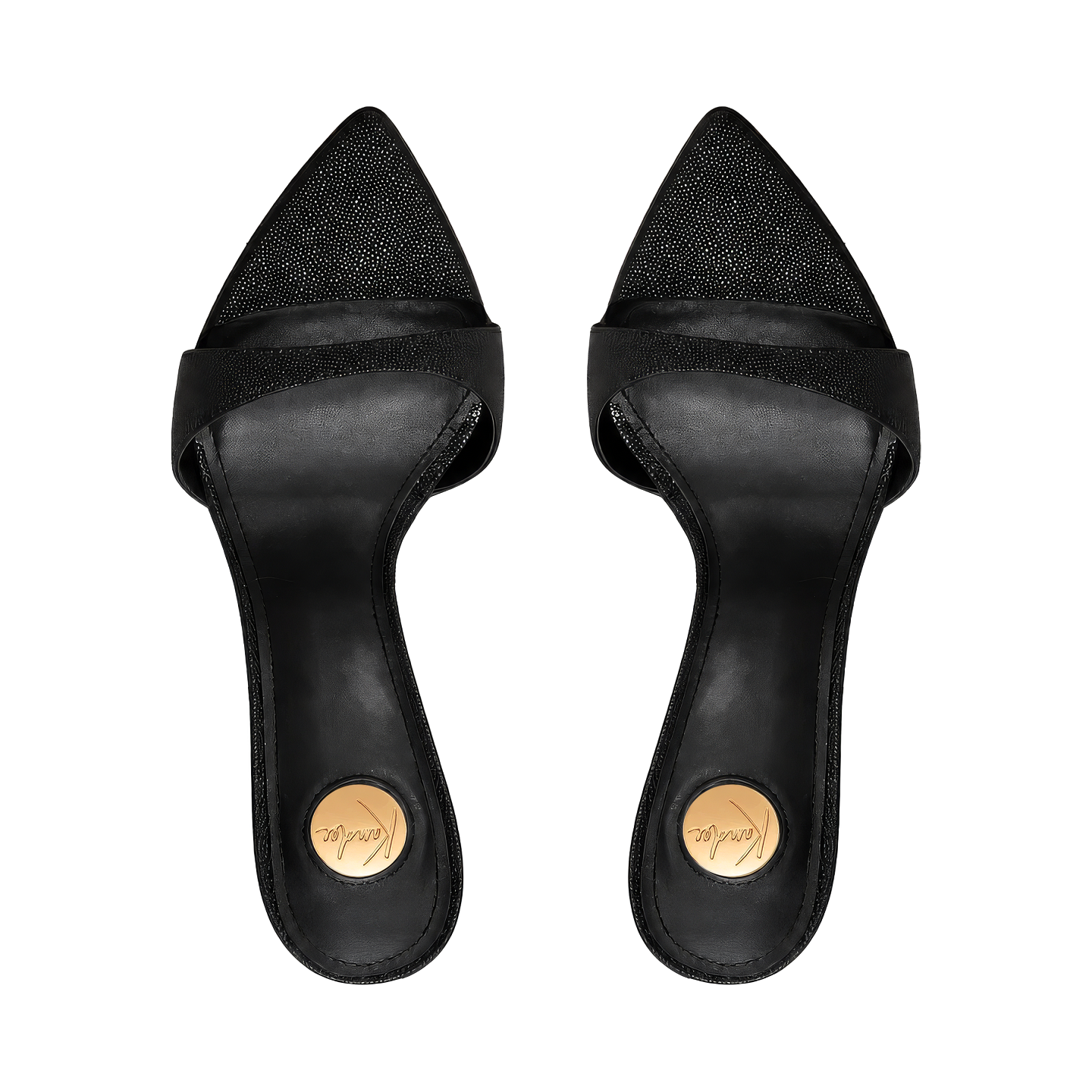 CAVIAR LEATHER 90 MULES 3