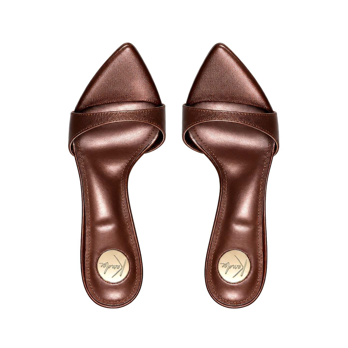 CAVIAR LEATHER 90 MULES 3