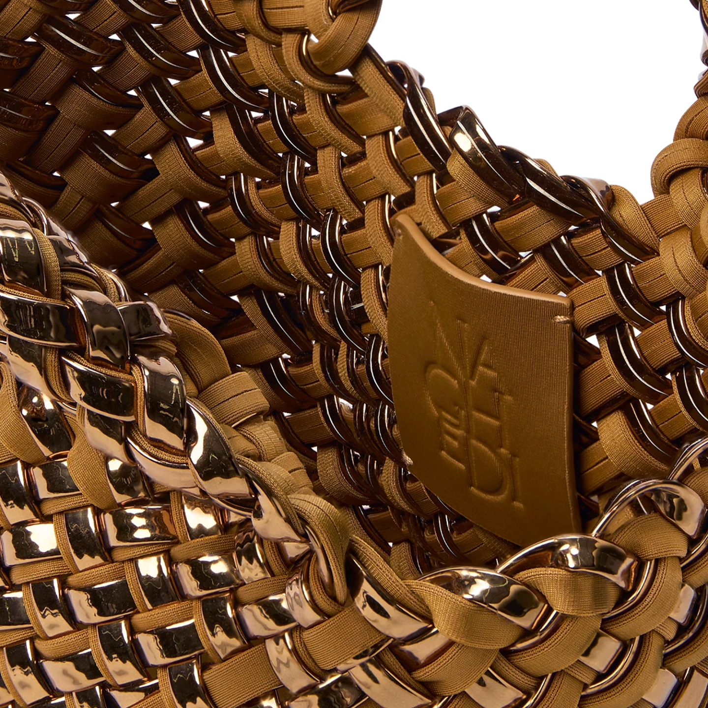 ST BARTHS METALLIC PETIT TOTE 3