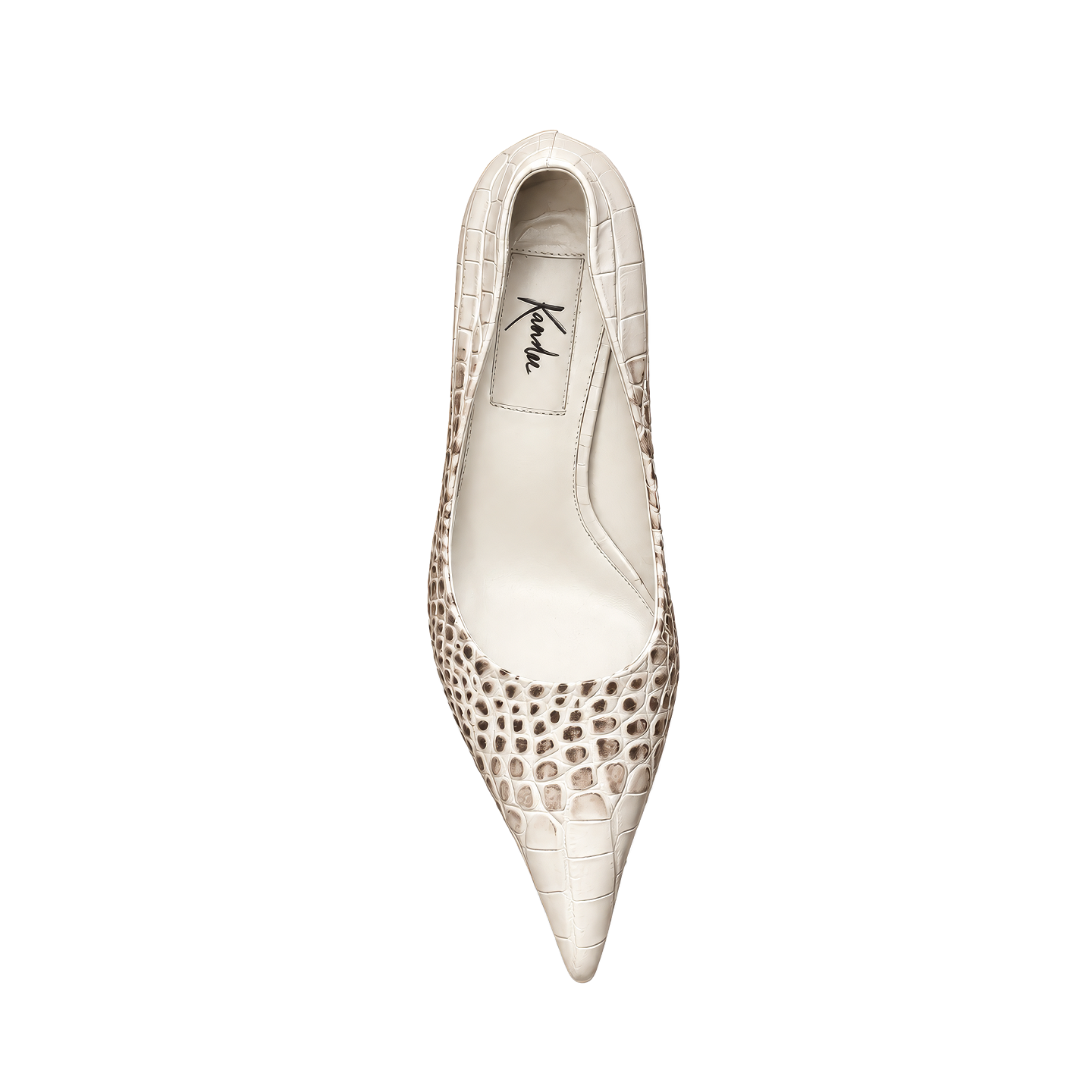 HIMALAYAN CROC EMBOSSED LEATHER PUMPS 2