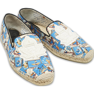 Multicolor Canvas Galia Espadrille Flats