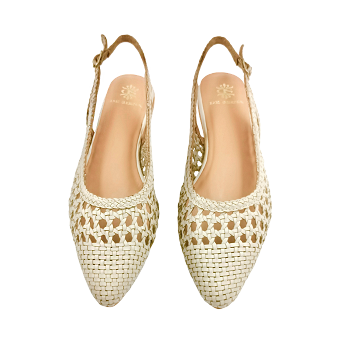 ALABAMA WOVEN FLAT SLINGBACK