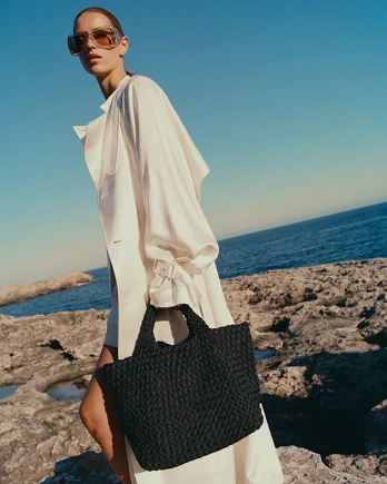 ST BARTHS DOUBLE MEDIUM TOTE